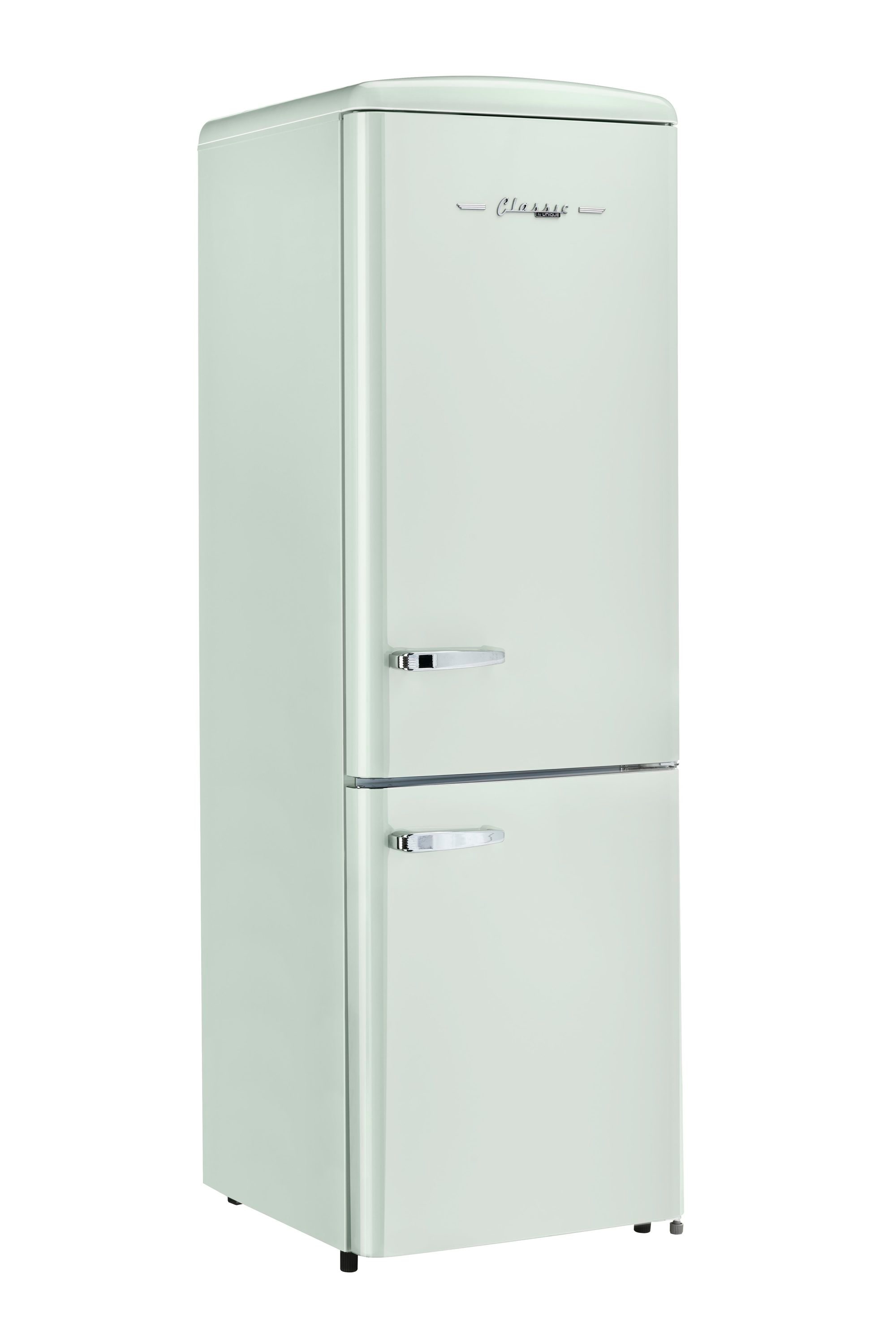 Refrigerador único clásico retro de 11.7 pies cúbicos con congelador inferior de profundidad de mostrador en verde menta veraniego (certificado ENERGY STAR) UGP-330L LG AC