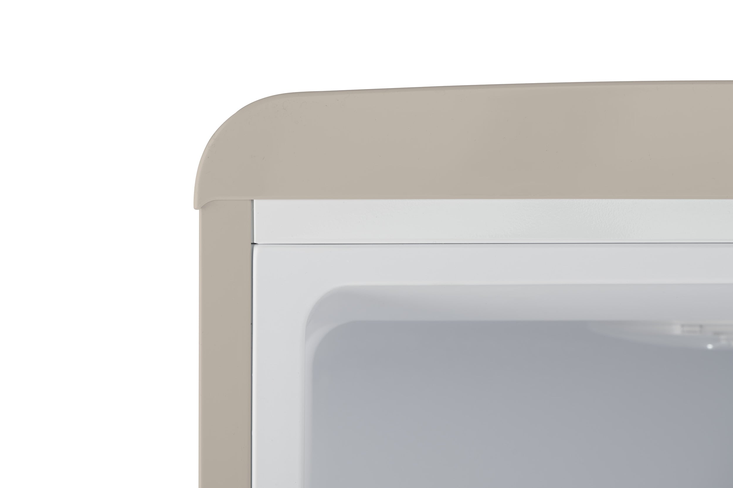 Refrigerador de fondo congelador estándar de 7 pies cúbicos en Butter cream retro iio FF1, certificado ENERGY STAR - MRB192-07IOBC