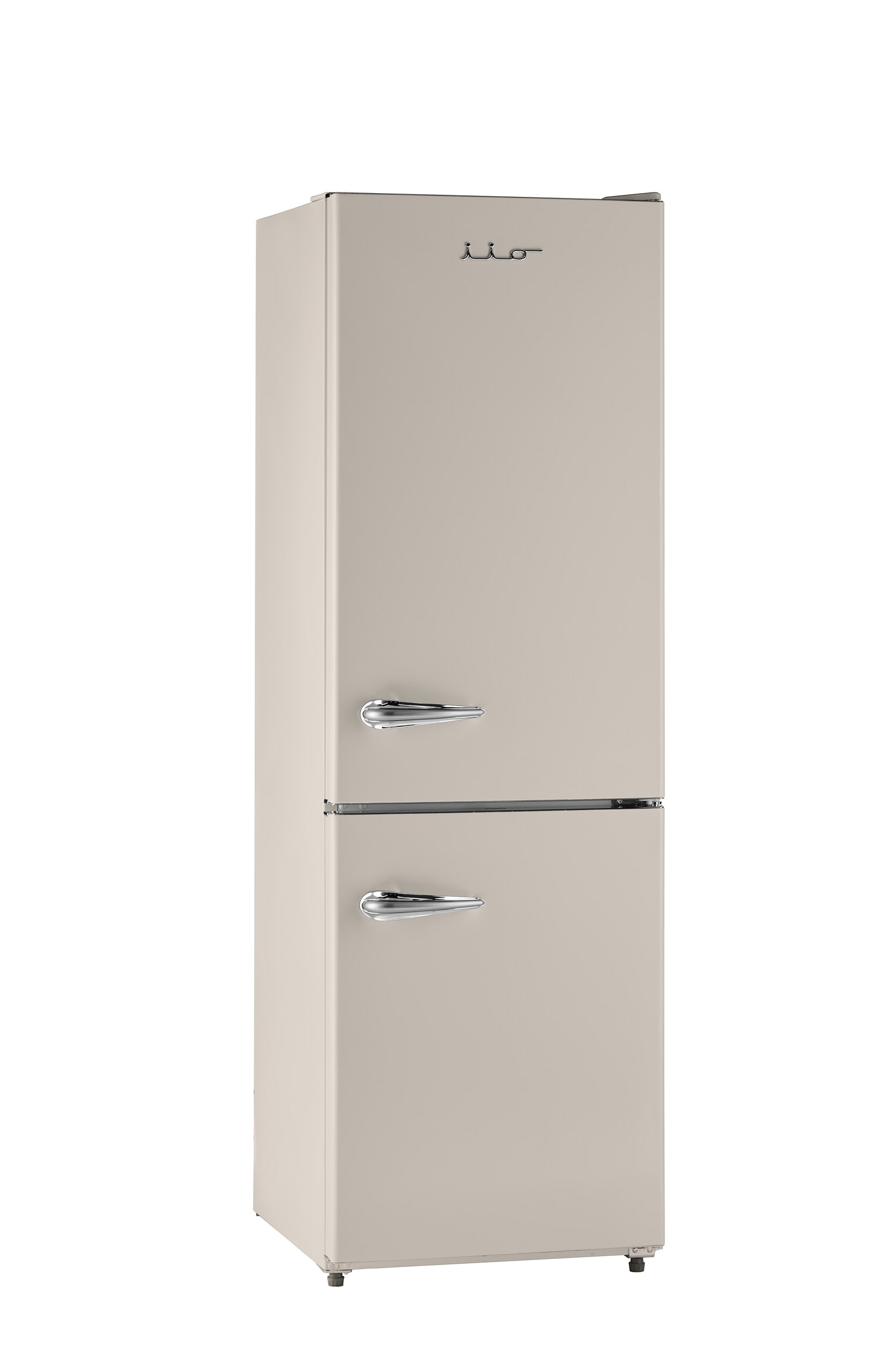 Refrigerador Retro-Mod RM1 de 11 pies cúbicos con congelador en la parte inferior de profundidad estándar en color crema (certificado ENERGY STAR)