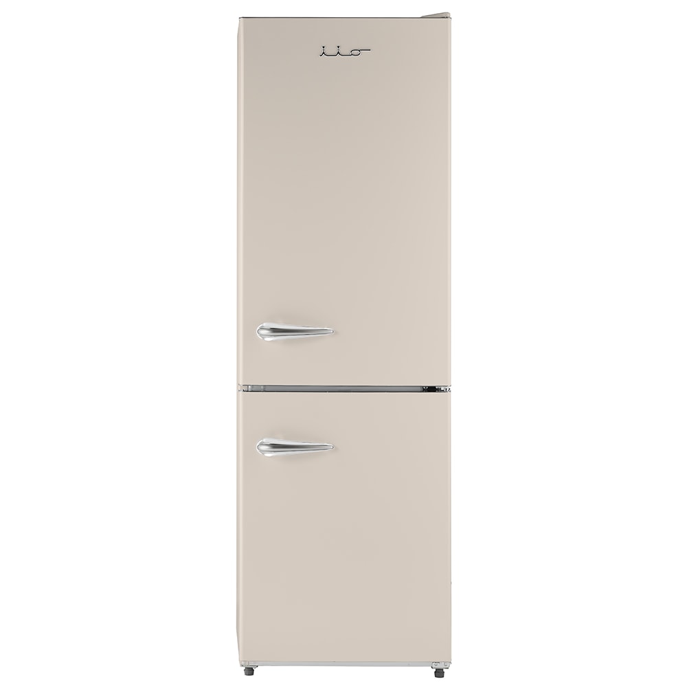 Refrigerador Retro-Mod RM1 de 11 pies cúbicos con congelador en la parte inferior de profundidad estándar en color crema (certificado ENERGY STAR)