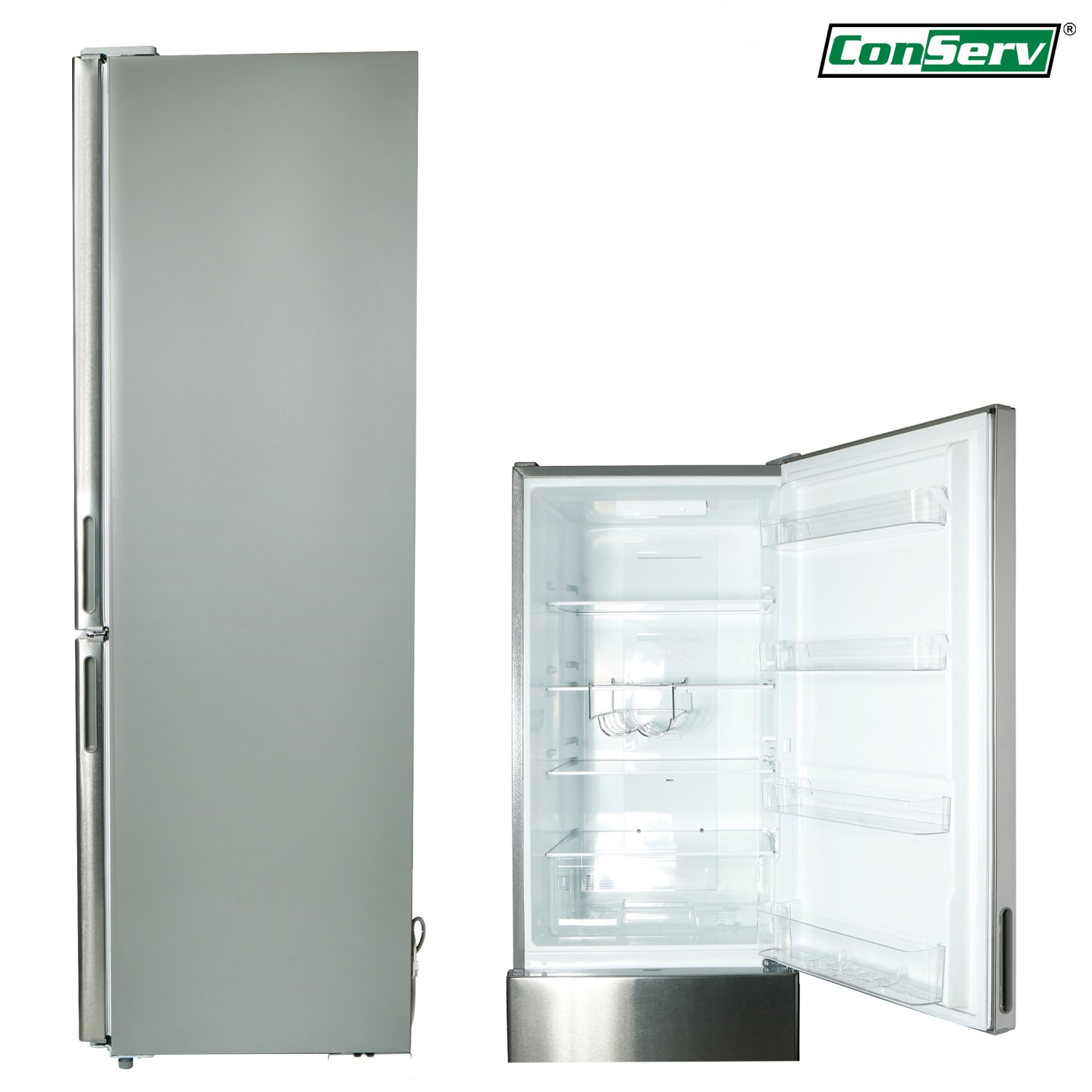 Refrigerador Bottom-Freezer de 10.8 pies cúbicos de Acero Inoxidable, Listo para el Garage, Certificado ENERGY STAR de Equator Advanced Appliances