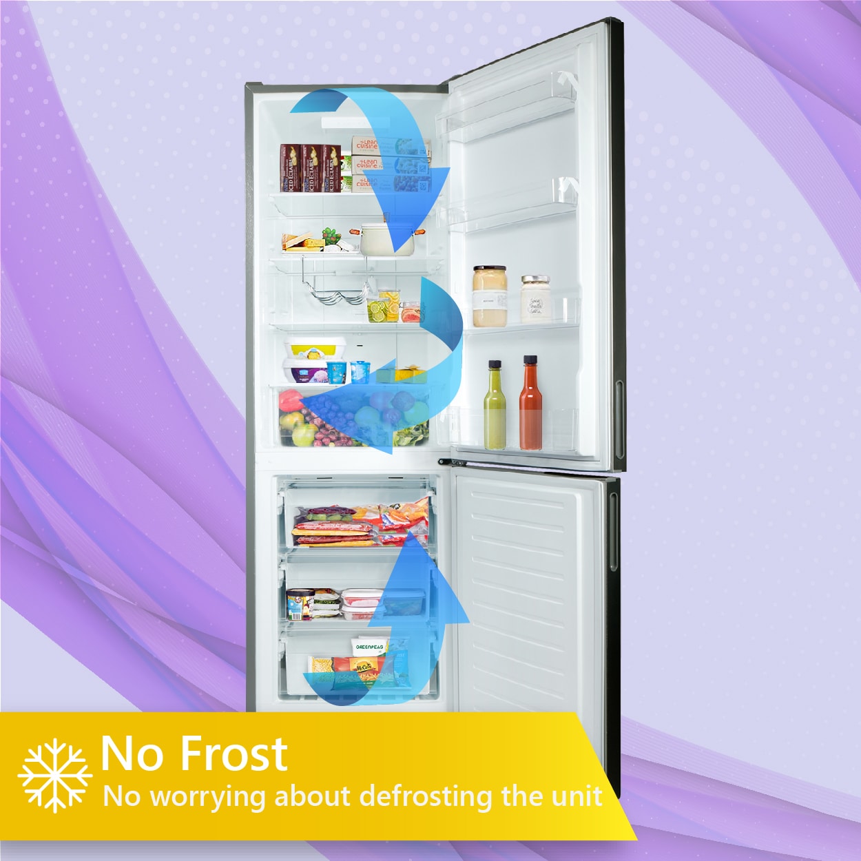 Refrigerador Bottom-Freezer de 10.8 pies cúbicos de Acero Inoxidable, Listo para el Garage, Certificado ENERGY STAR de Equator Advanced Appliances