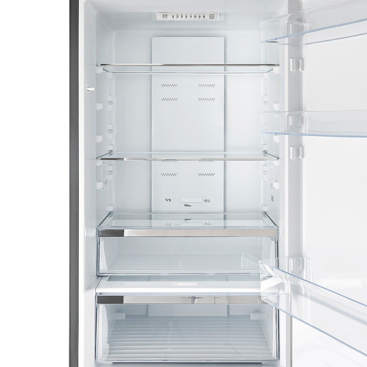 Refrigerador de Acero Inoxidable FORNO Guardia con Puerta Derecha de 10.8 Pies cúbicos y Congelador Inferior de Profundidad Estándar, Certificado ENERGY STAR FFFFD1778-24RS