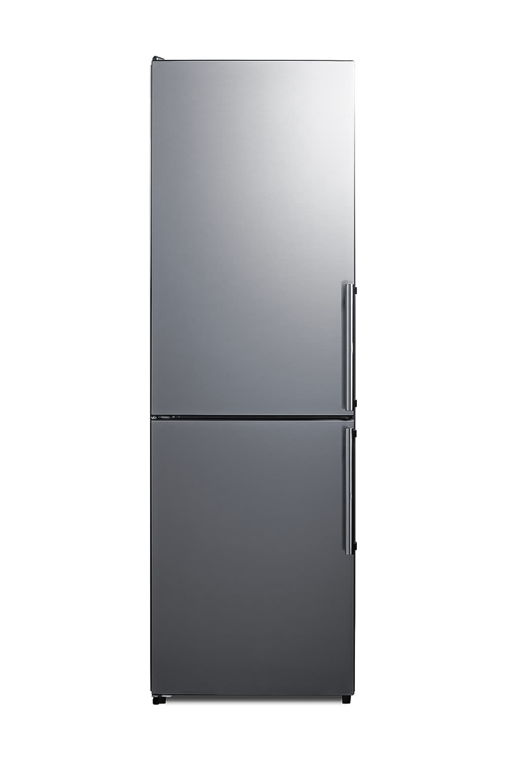 Refrigerador de fondo con congelador inferior de 11.5 pies cúbicos y profundidad de mostrador, apariencia de acero inoxidable resistente a huellas digitales (Certificado ENERGY STAR) Summit Appliance FFBF235PLLHD