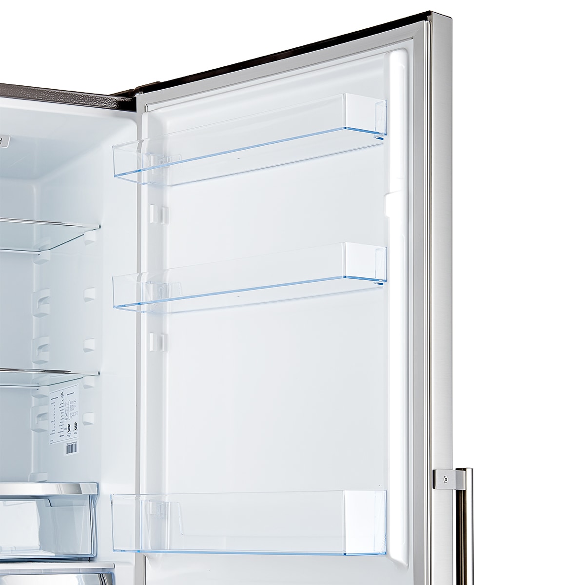 Refrigerador FORNO Guardia de 21.6 pies cúbicos de profundidad de mostrador con congelador inferior de acero inoxidable certificado ENERGY STAR FFFFD1778-48