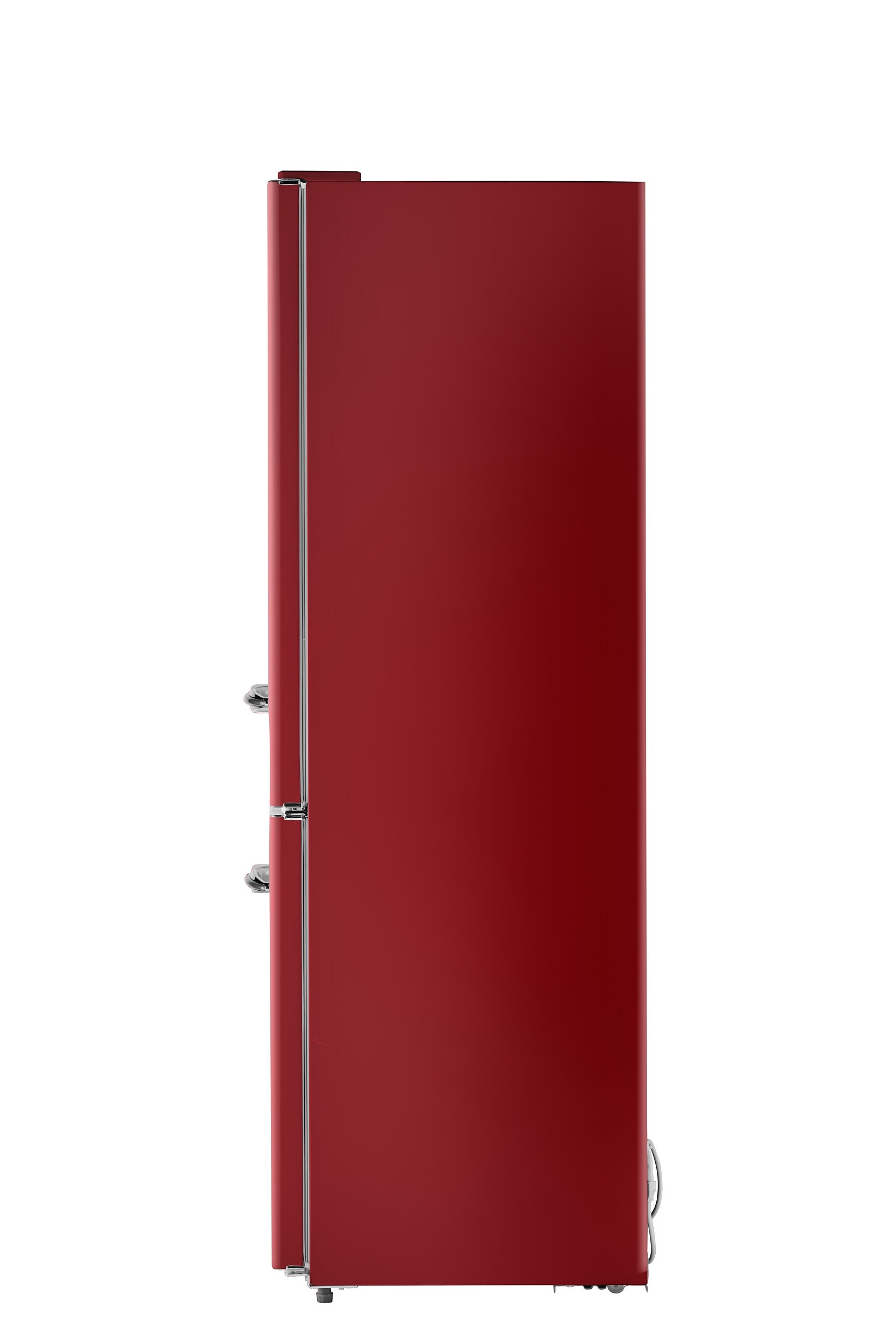 Refrigerador Retro-Mod RM1 de 11 pies cúbicos con congelador inferior de profundidad estándar en color vino tinto (certificación ENERGY STAR)