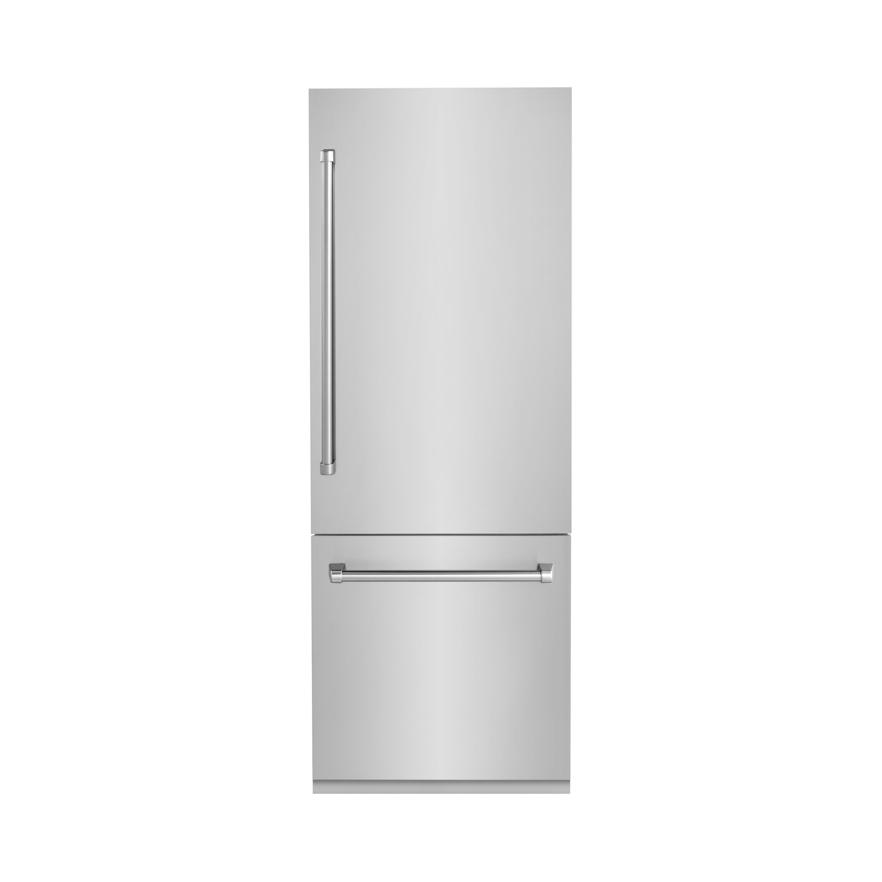 Refrigerador empotrado de fondo congelador de 16.1 pies cúbicos con fábrica de hielo (acero inoxidable) certificado por ENERGY STAR