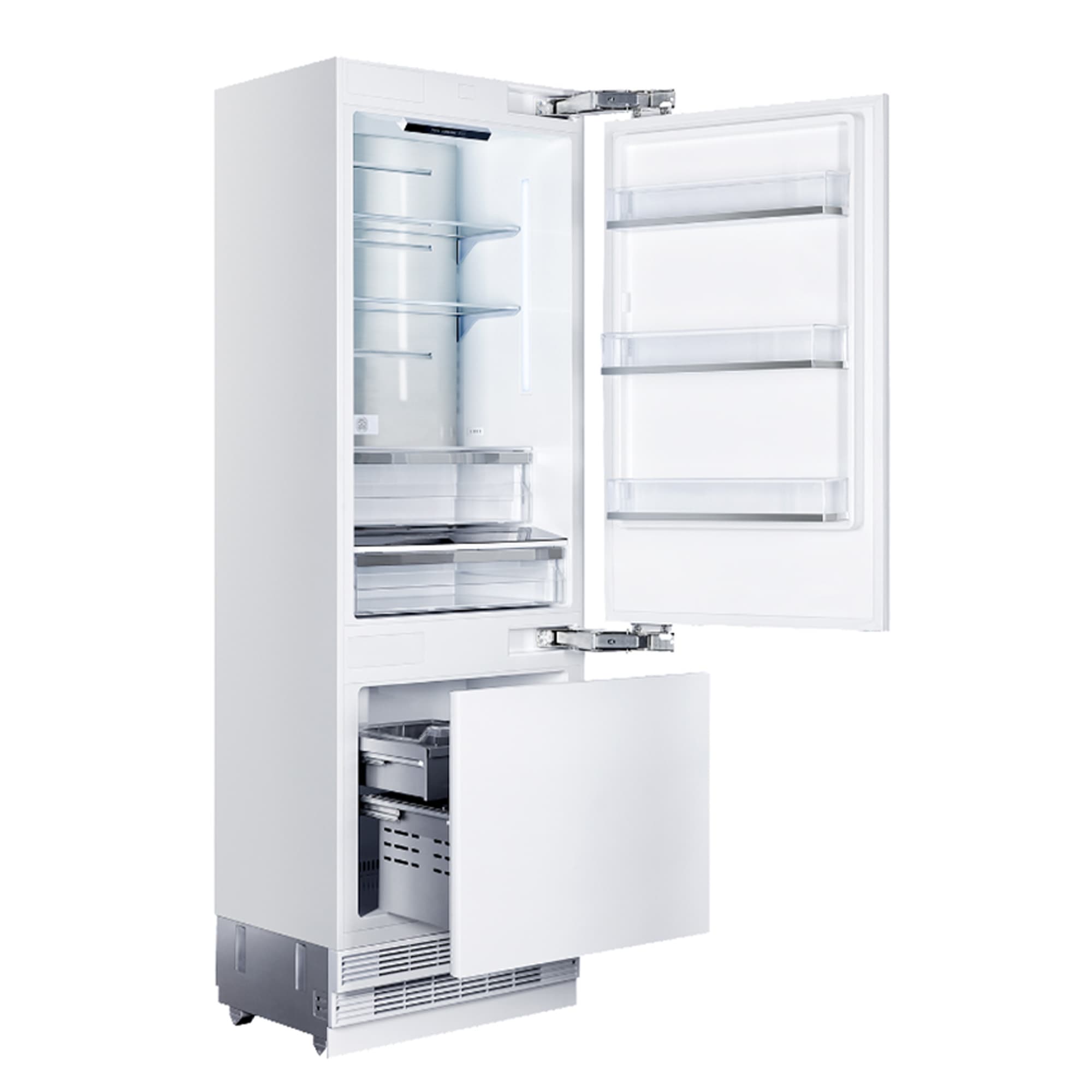 Refrigerador empotrado de fondo congelador y hielera de 16 pies cúbicos de Kucht (blanco) certificado ENERGY STAR KR300SD
