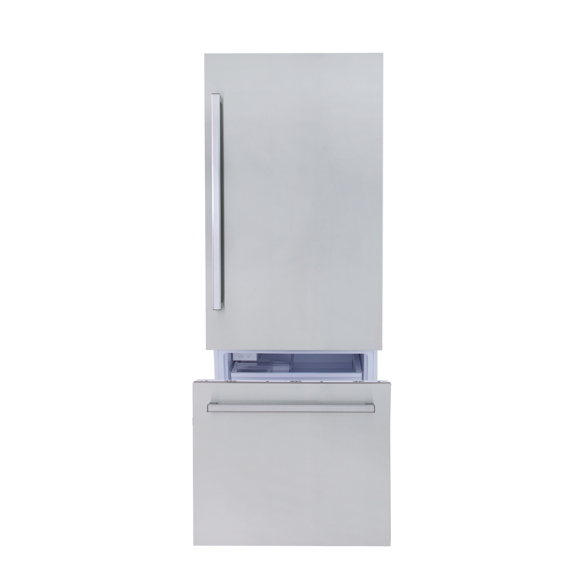 Refrigerador empotrado de fondo congelador y hielera de 16 pies cúbicos de Kucht (blanco) certificado ENERGY STAR KR300SD