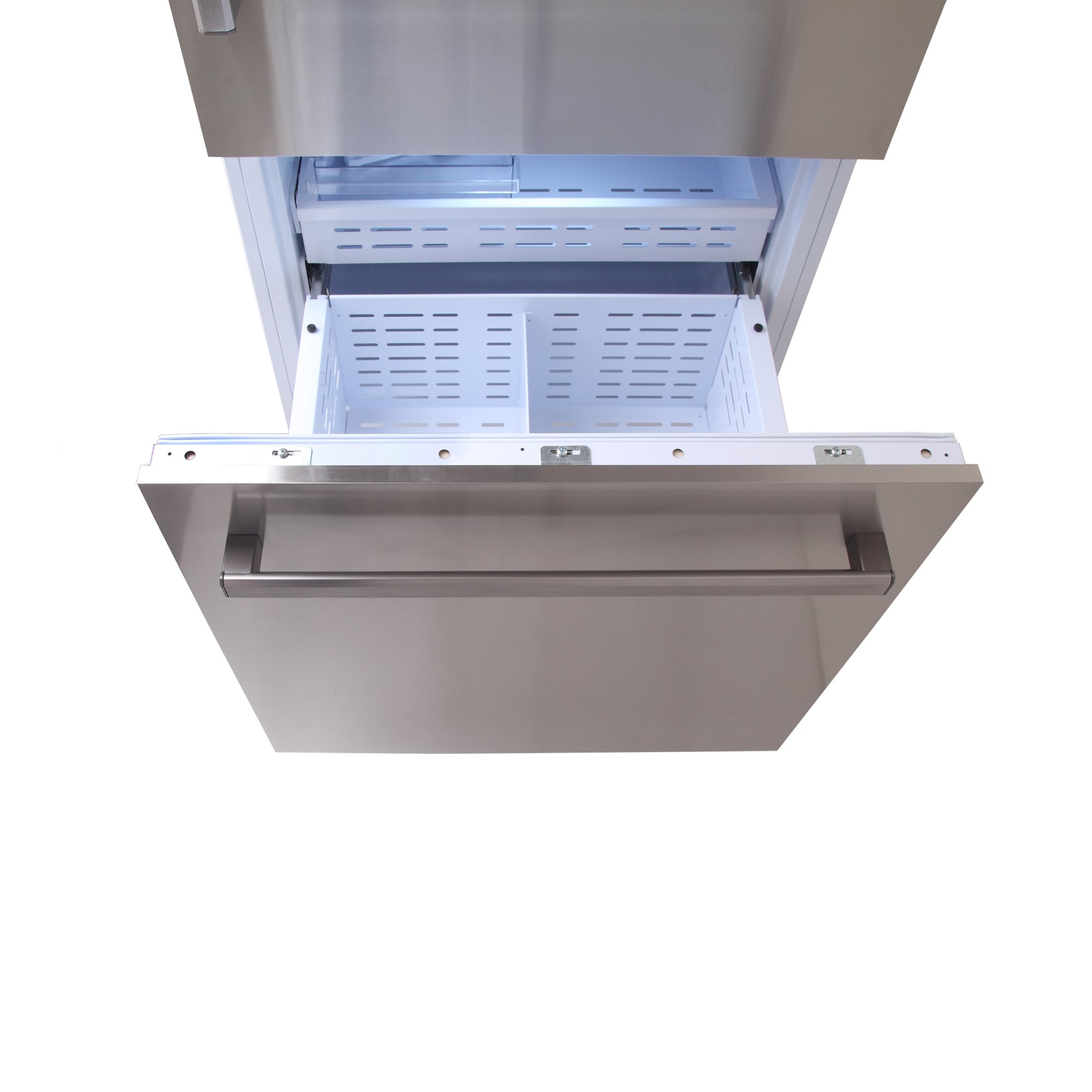 Refrigerador empotrado de fondo congelador y hielera de 16 pies cúbicos de Kucht (blanco) certificado ENERGY STAR KR300SD