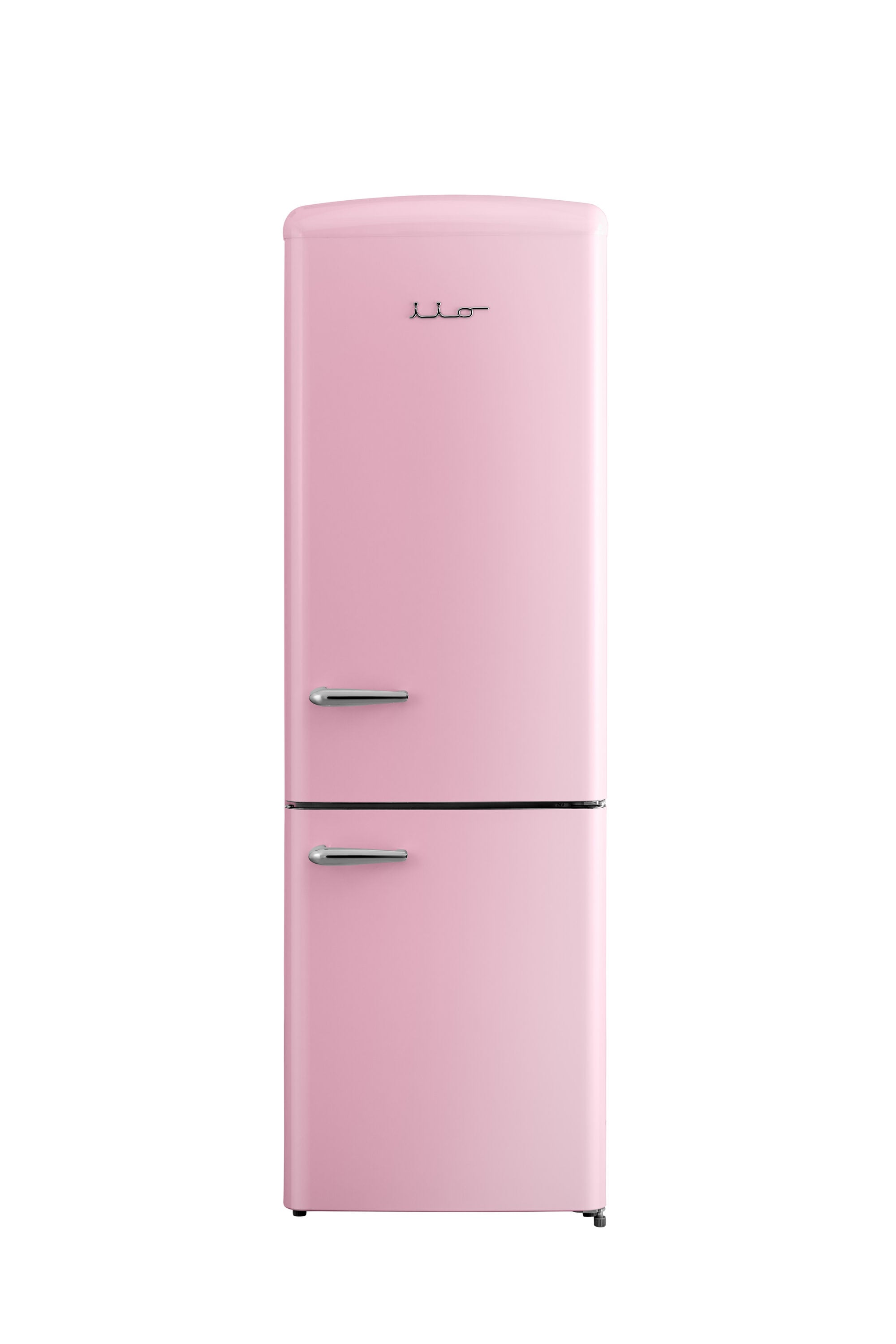 Refrigerador de fondo congelador estándar de 12 pies cúbicos color rosa listo para el garaje certificado ENERGY STAR (IIO-2412RP-R)