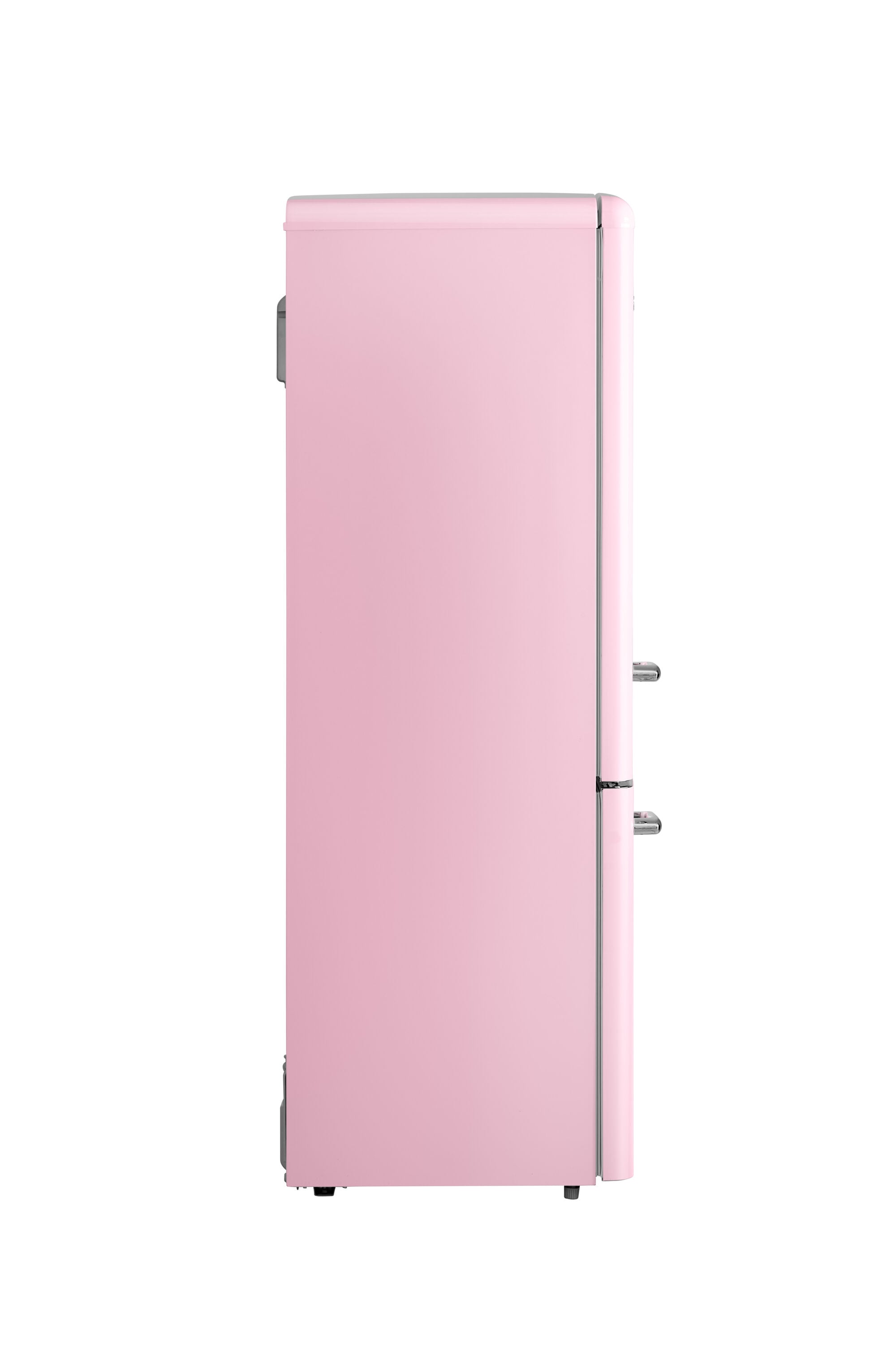 Refrigerador de fondo congelador estándar de 12 pies cúbicos color rosa listo para el garaje certificado ENERGY STAR (IIO-2412RP-R)