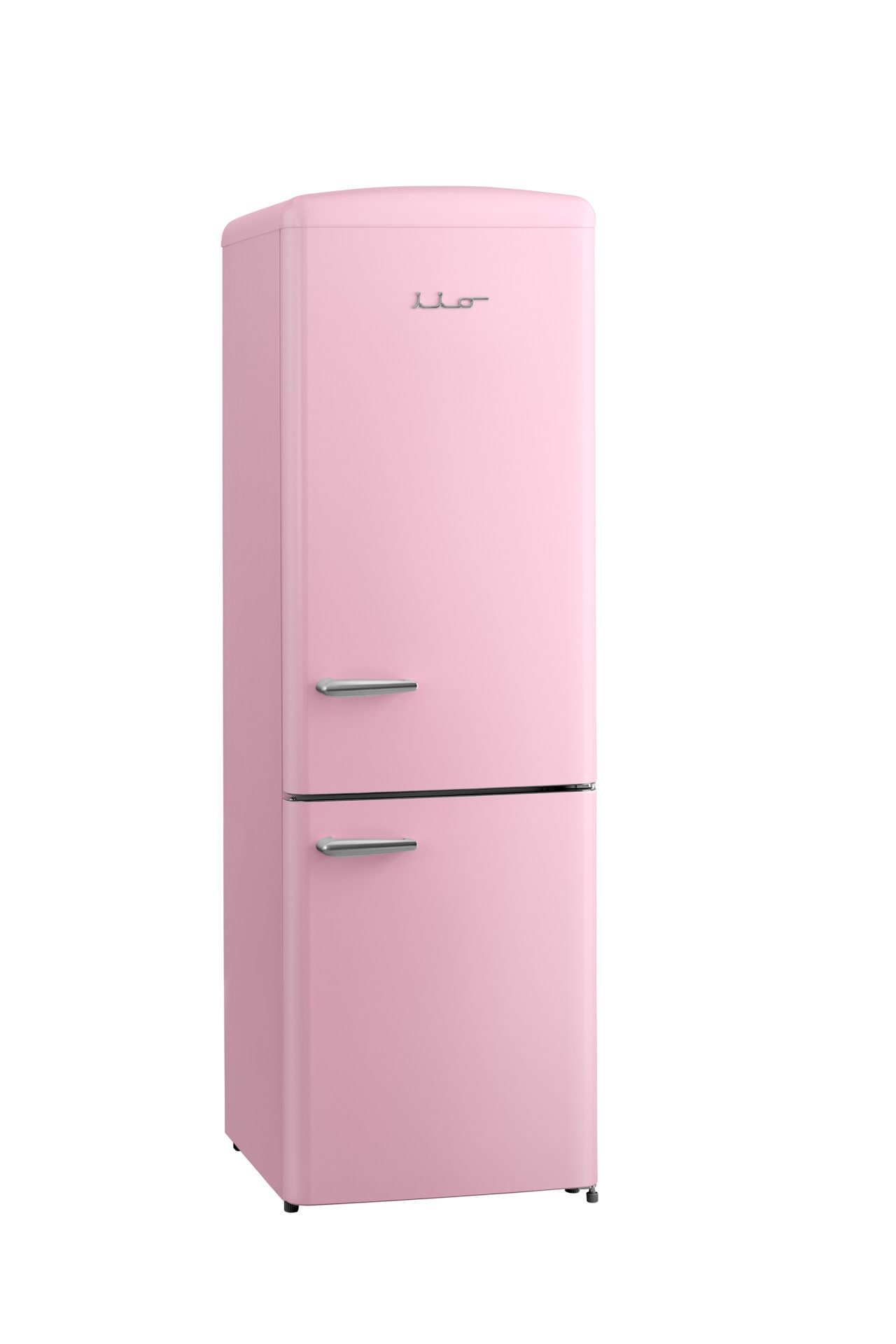 Refrigerador de fondo congelador estándar de 12 pies cúbicos color rosa listo para el garaje certificado ENERGY STAR (IIO-2412RP-R)