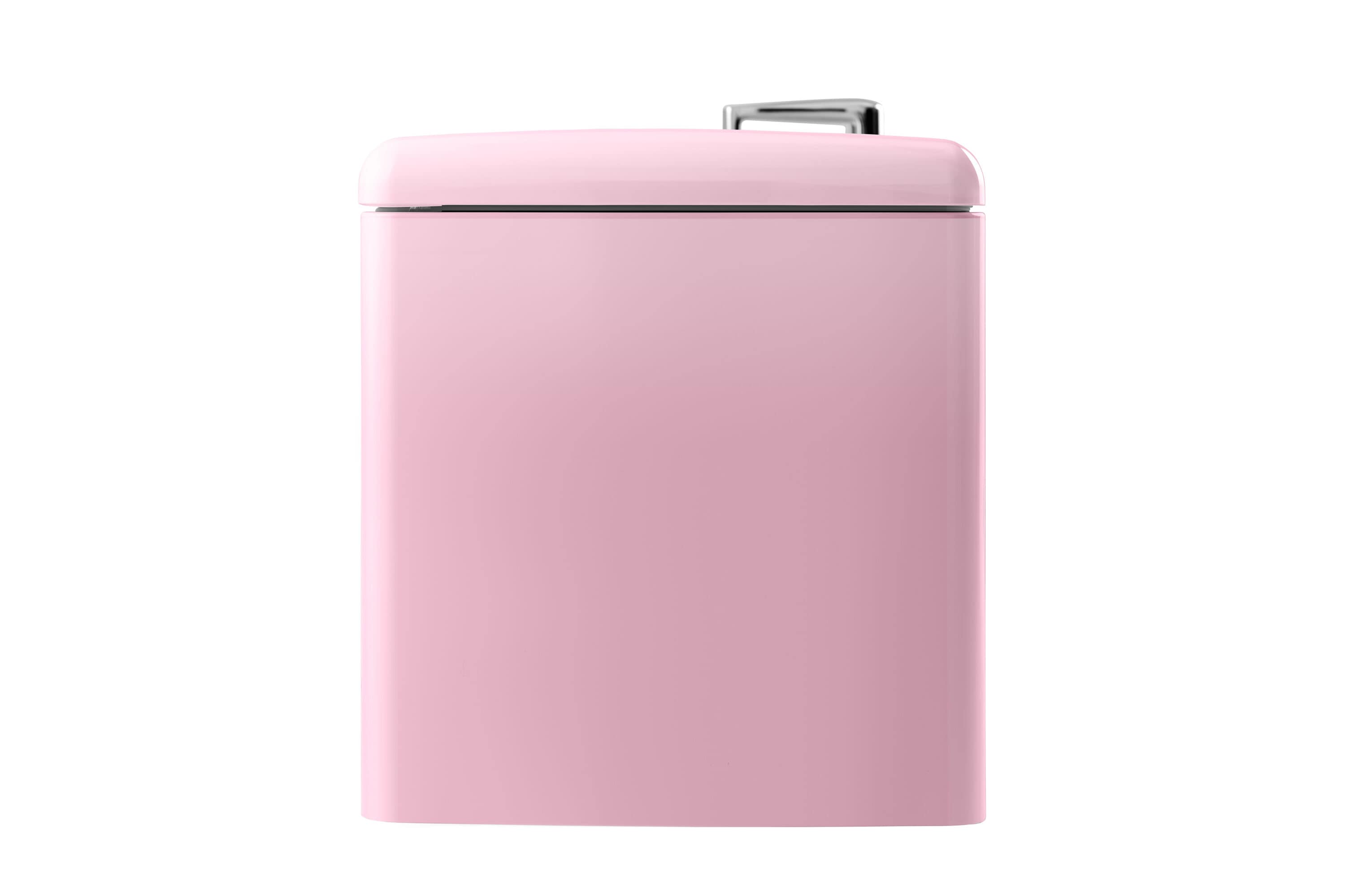 Refrigerador de fondo congelador estándar de 12 pies cúbicos color rosa listo para el garaje certificado ENERGY STAR (IIO-2412RP-R)