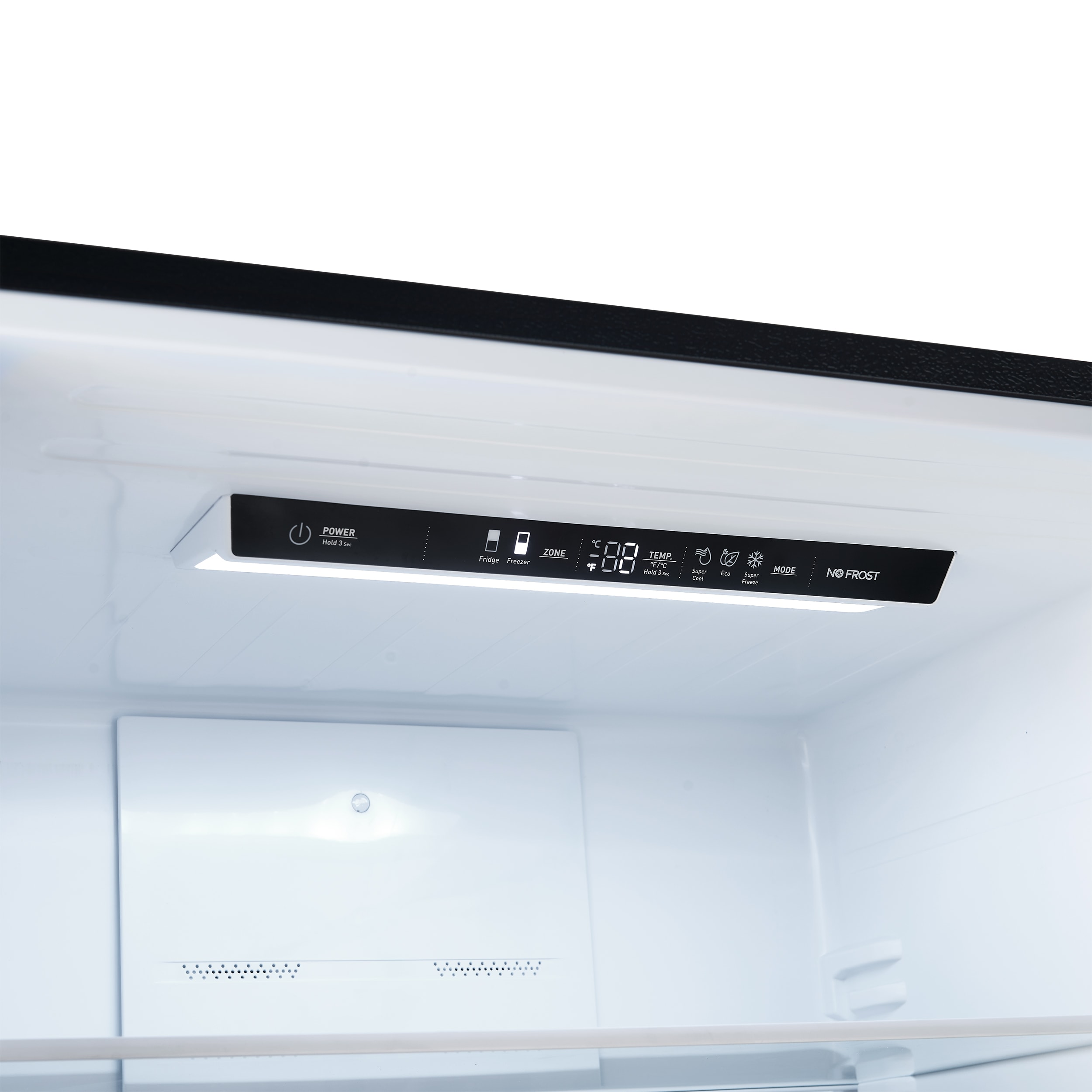 Refrigerador de fondo congelador de estilo italiano FORNO Milano Espresso de 17.2 pies cúbicos en color negro con certificación ENERGY STAR FFFFD1785-31BLK