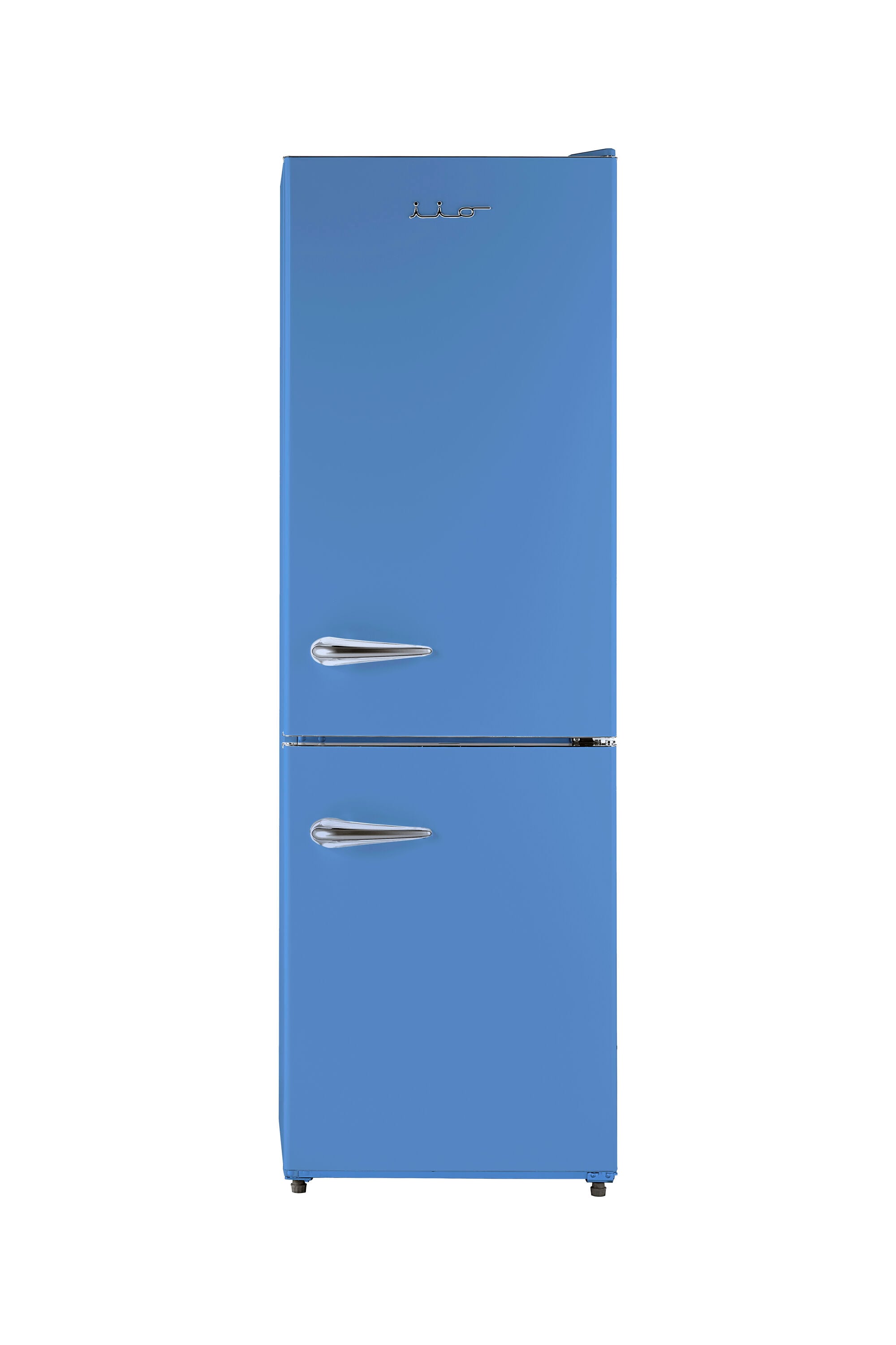 Refrigerador Retro-Mod RM1 de 11 pies cúbicos de profundidad estándar con congelador inferior color azul claro certificado ENERGY STAR ALBR1372LB-R