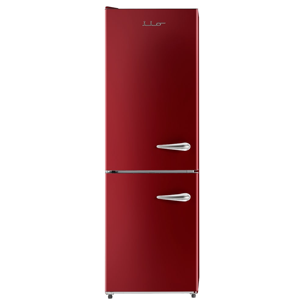 
Refrigerador con congelador inferior estándar de 11 pies cúbicos en color vino tinto retroranchero iio Retro-Mod RM1 con certificación ENERGY STAR ALBR1372R-L
