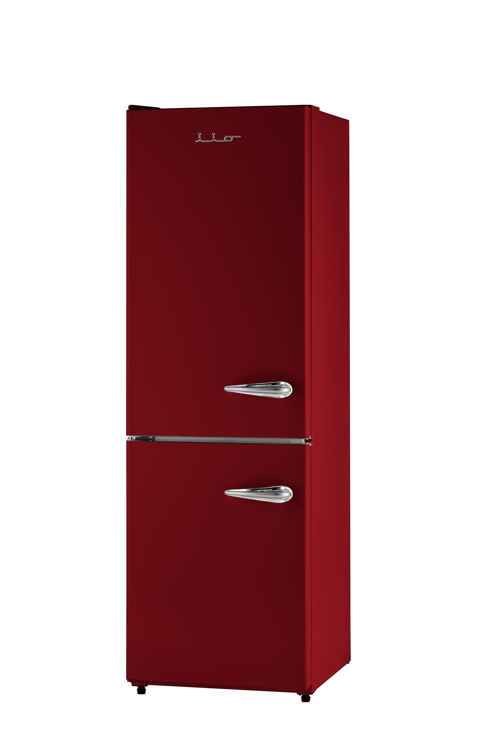 
Refrigerador con congelador inferior estándar de 11 pies cúbicos en color vino tinto retroranchero iio Retro-Mod RM1 con certificación ENERGY STAR ALBR1372R-L