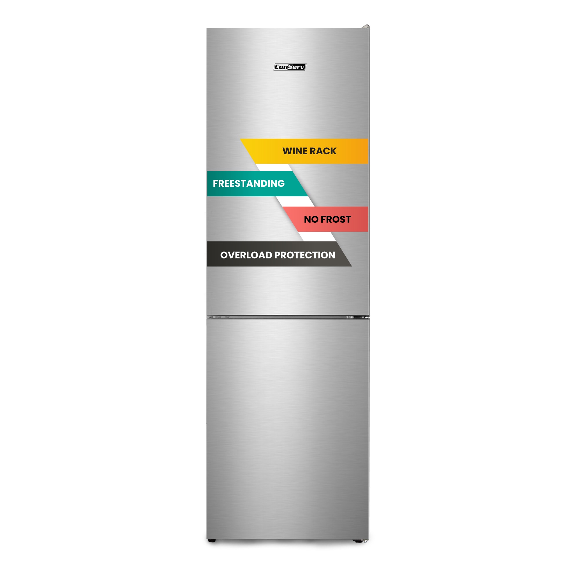 Refrigerador de acero inoxidable con congelador en la parte inferior de 11.50 pies cúbicos de profundidad estándar, certificado ENERGY STAR MDRF376-1150 de Equator Advanced Appliances