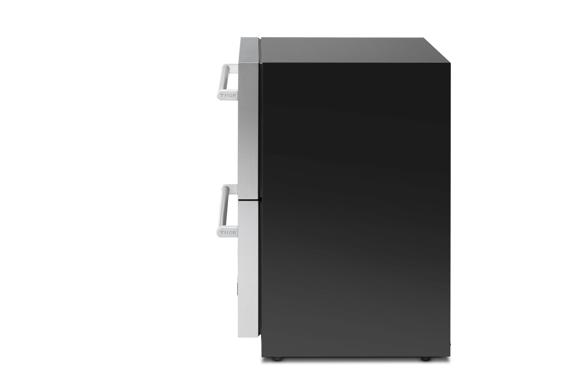 Refrigerador de cajón empotrable o de pie de 24 pulgadas con 2 cajones, de acero inoxidable