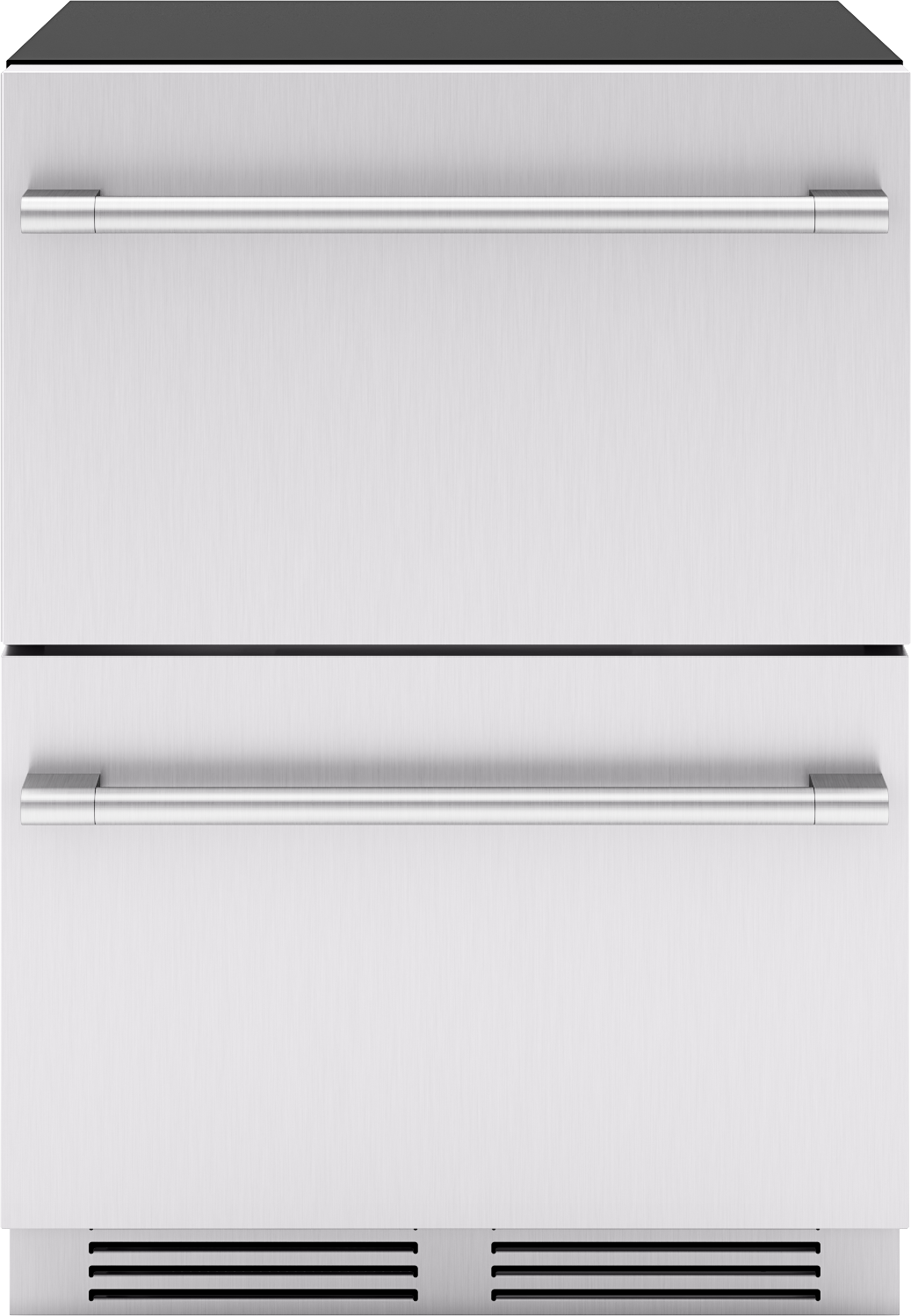 Refrigerador empotrado de 24 pulgadas de doble zona con 2 cajones Zephyr Presrv (Acero inoxidable)