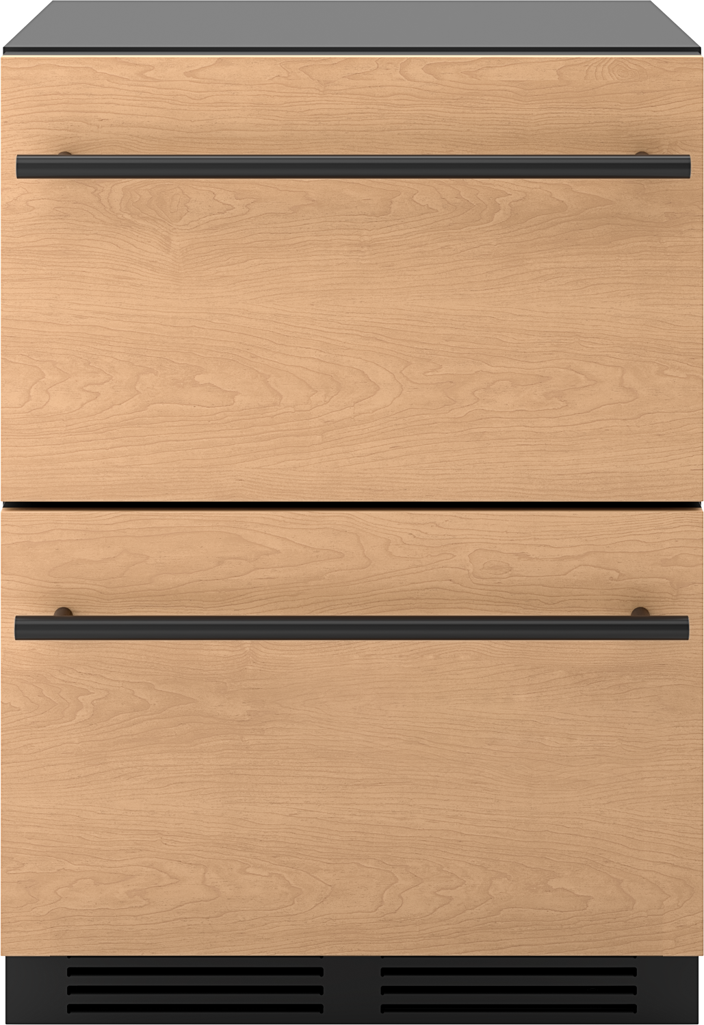Refrigerador empotrable de 2 cajones de doble zona de 24 pulgadas Zephyr Presrv (Listo para paneles)