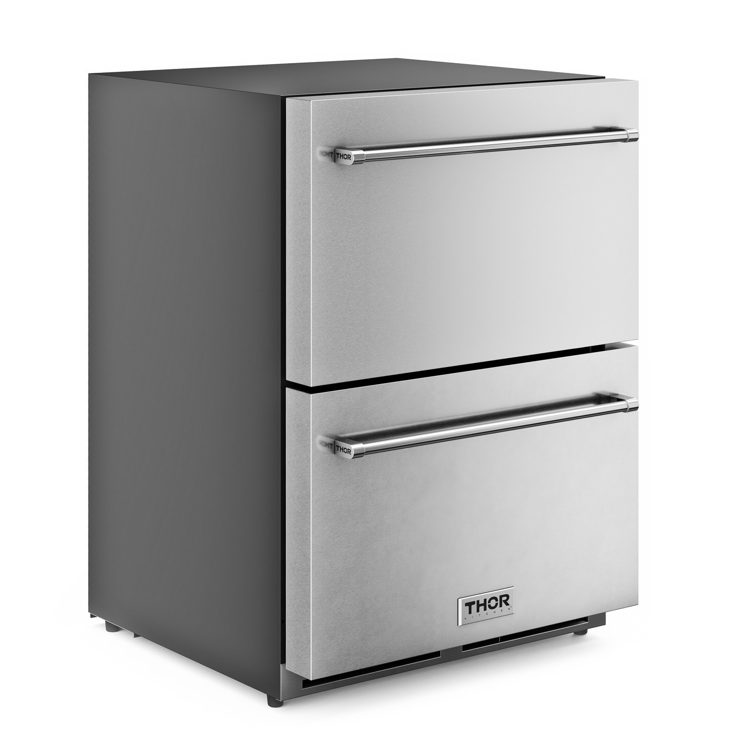 Congelador de Cajones Integrado/Independiente de 2 Cajones de Acero Inoxidable de 24 Pulgadas Thor Kitchen (TRZ24U)