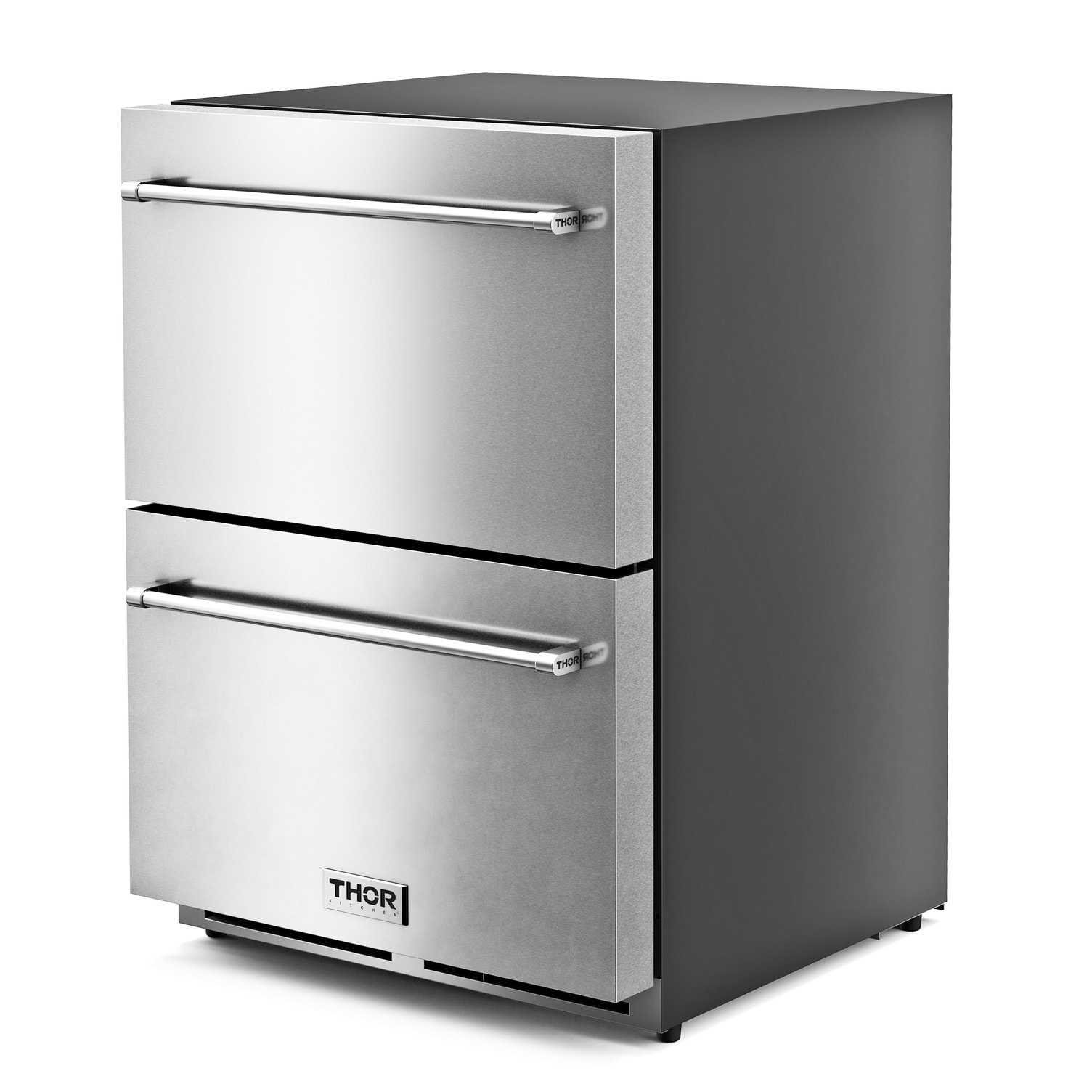 Congelador de Cajones Integrado/Independiente de 2 Cajones de Acero Inoxidable de 24 Pulgadas Thor Kitchen (TRZ24U)