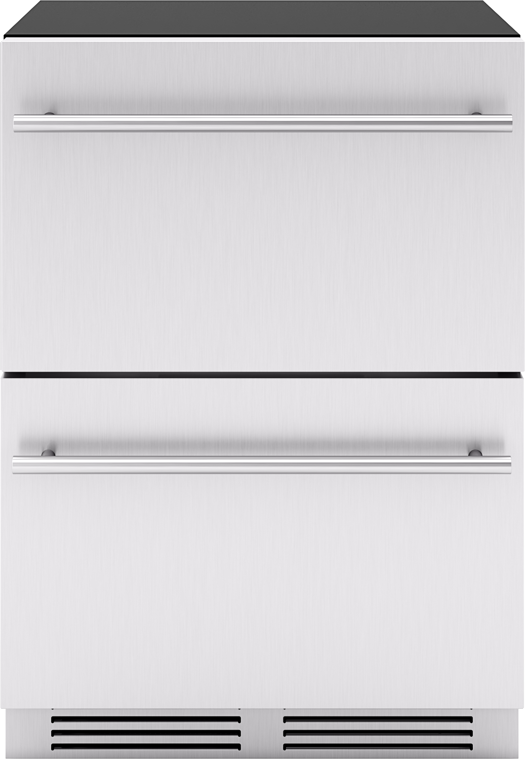 Refrigerador empotrado de 24 pulgadas con 2 cajones de acero inoxidable de zona única por Zephyr Presrv
