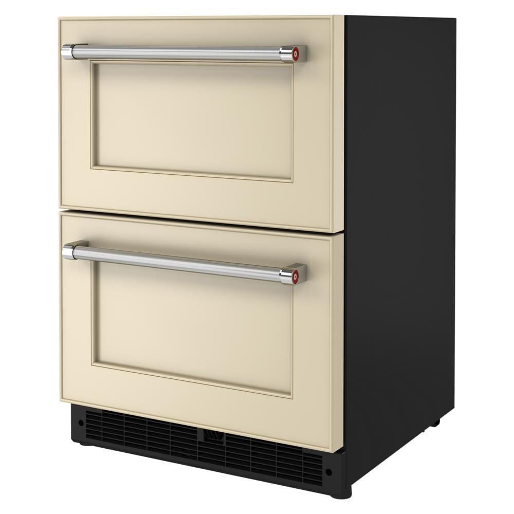 Refrigerador empotrado de dos cajones de 24 pulgadas de KitchenAid (listo para colocar panel) KUDR204KPA