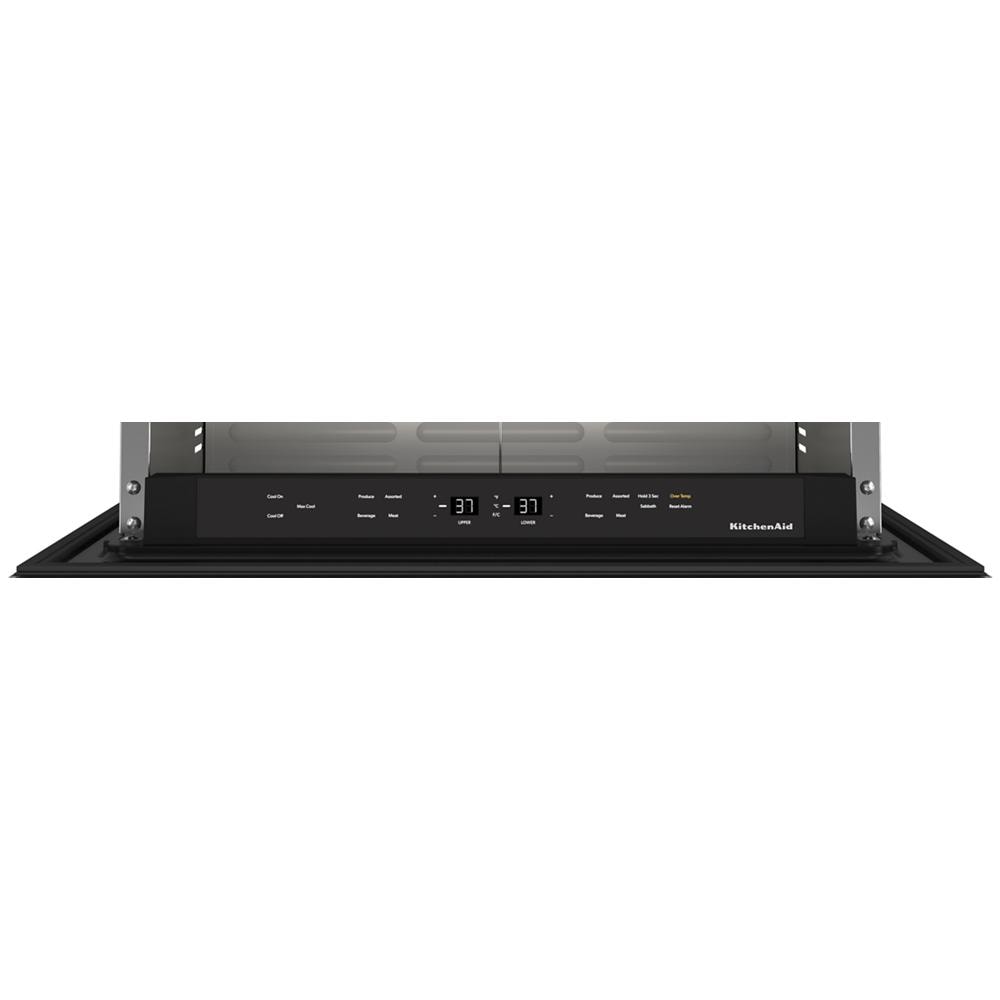 Refrigerador empotrado de dos cajones de 24 pulgadas de KitchenAid (listo para colocar panel) KUDR204KPA