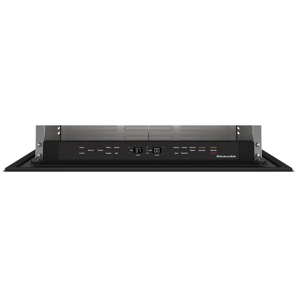 Refrigerador empotrado de 24 pulgadas con 2 cajones de KitchenAid (acero inoxidable)