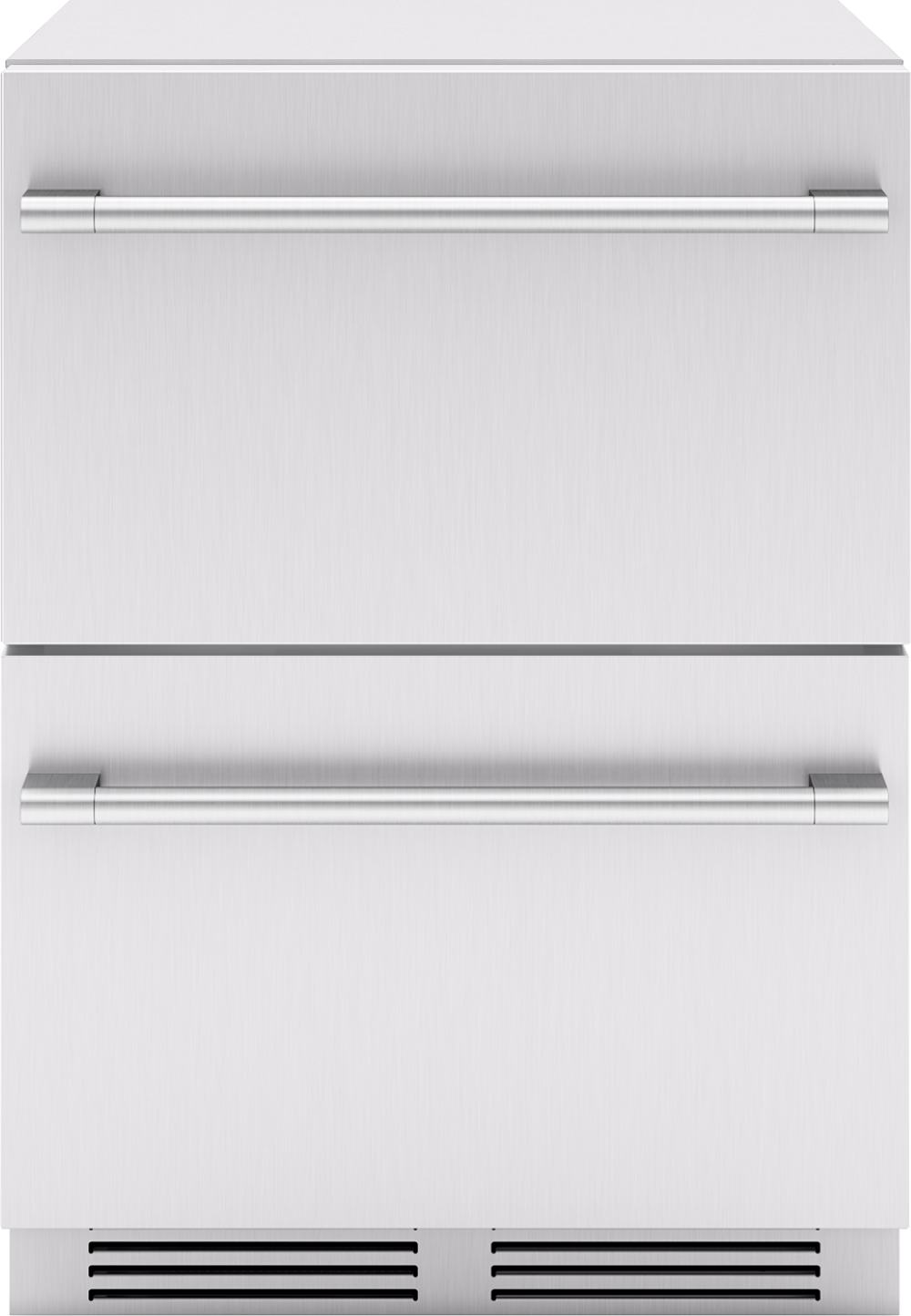 Refrigerador Empotrado de 24 pulgadas y 2 cajones para exteriores de doble zona Zephyr Presrv (Acero Inoxidable)