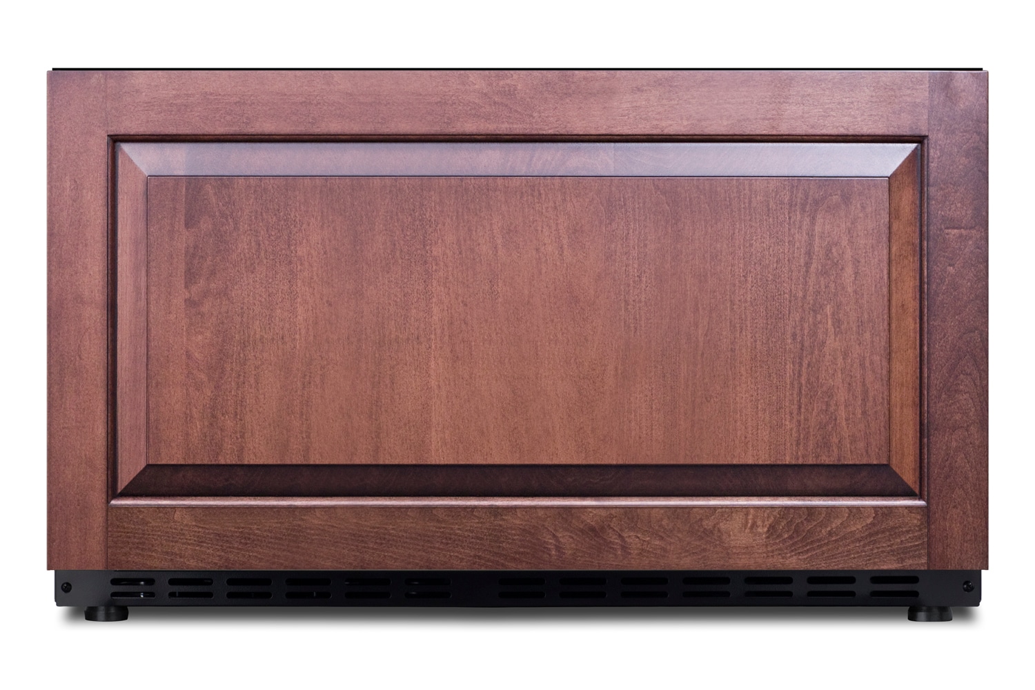 Refrigerador Cajón Empotrable/Independiente de 30 pulgadas de Summit Appliance (Frente de acero inoxidable listo para panel/cuerpo negro) SDR30