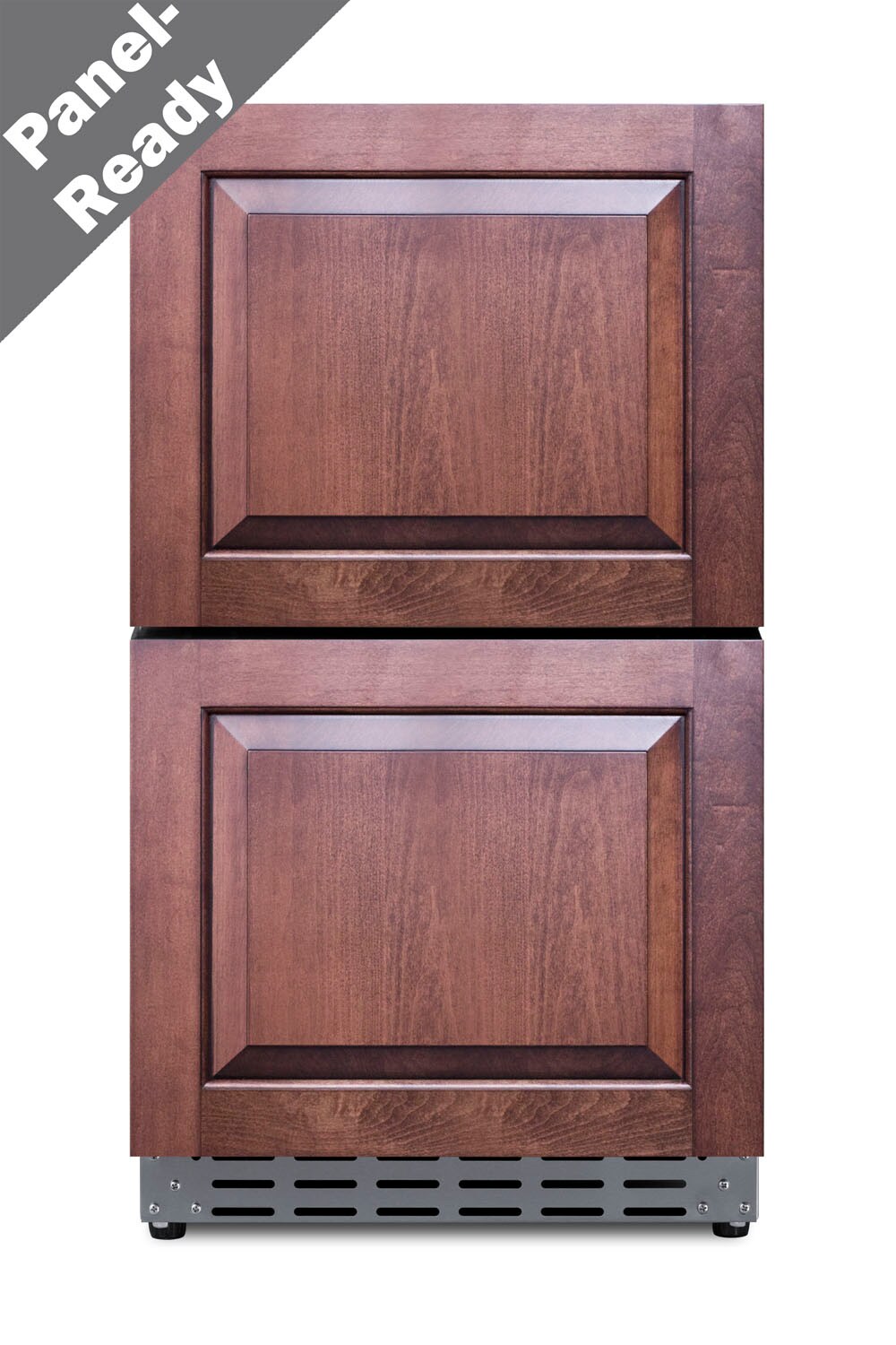 Refrigerador de cajón empotrable/autónomo de 18 pulgadas con 2 cajones de Summit Appliance (Acero inoxidable) FF182D