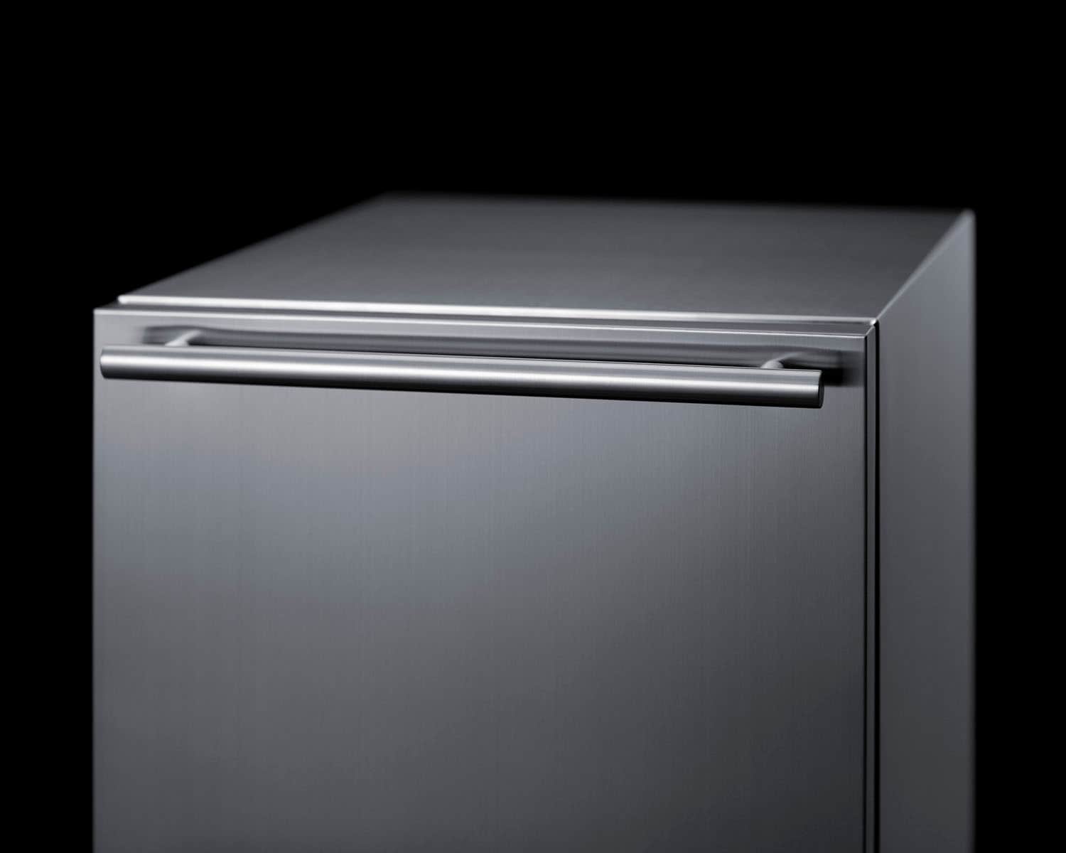 Refrigerador de cajón empotrable/autónomo de 18 pulgadas con 2 cajones de Summit Appliance (Acero inoxidable) FF182D