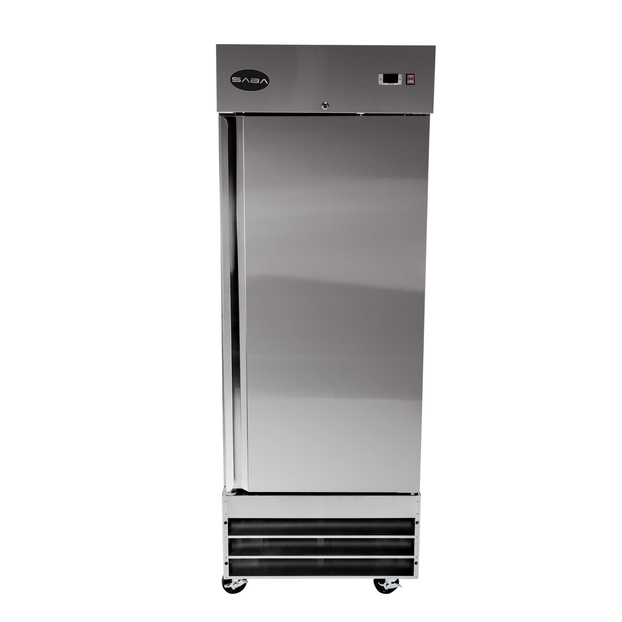 Refrigerador sin congelador listo para el garaje de 23 pies cúbicos (acero inoxidable) S-23RR