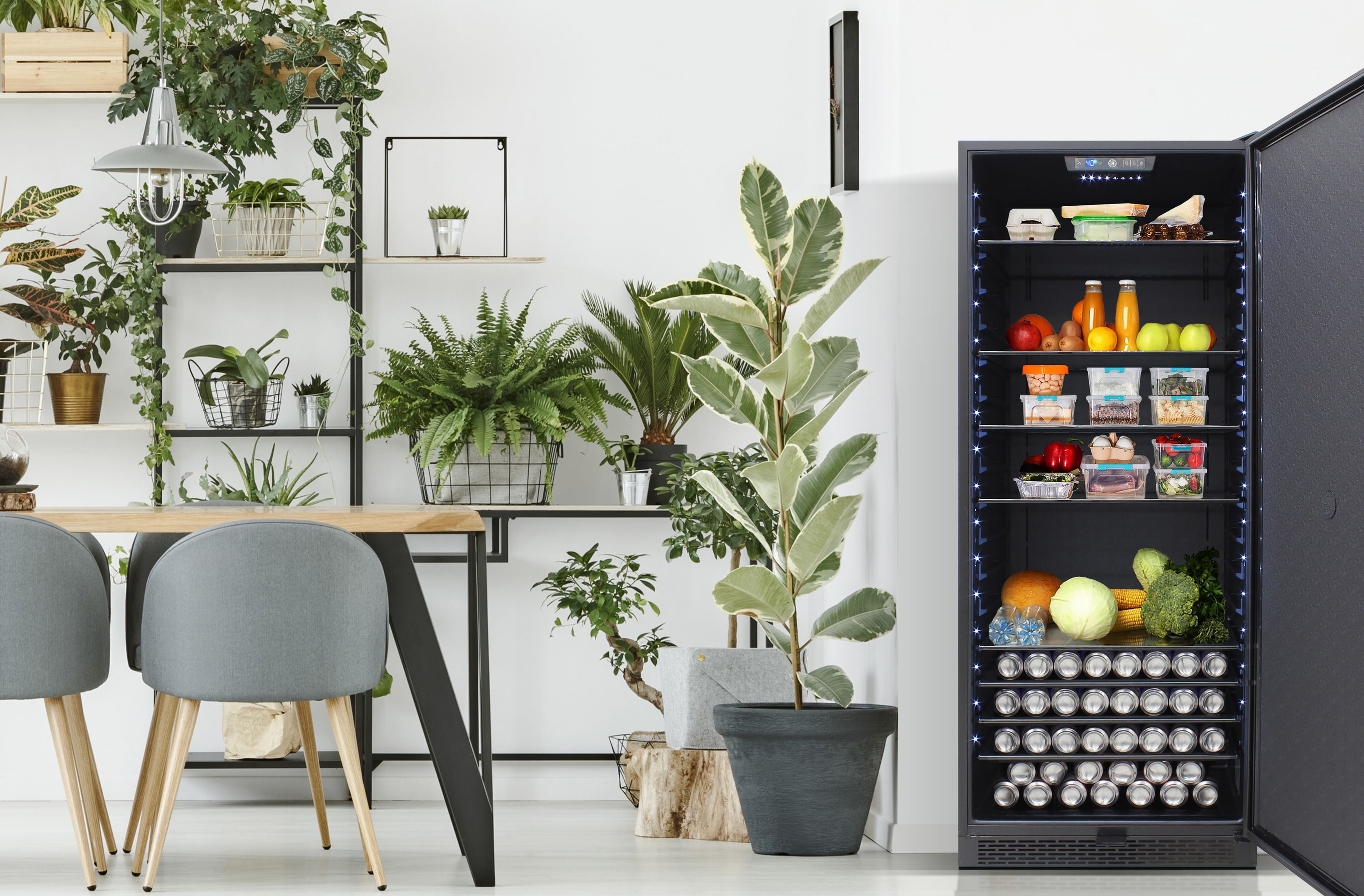 Refrigerador sin congelador de 21.2 pies cúbicos (Negro)