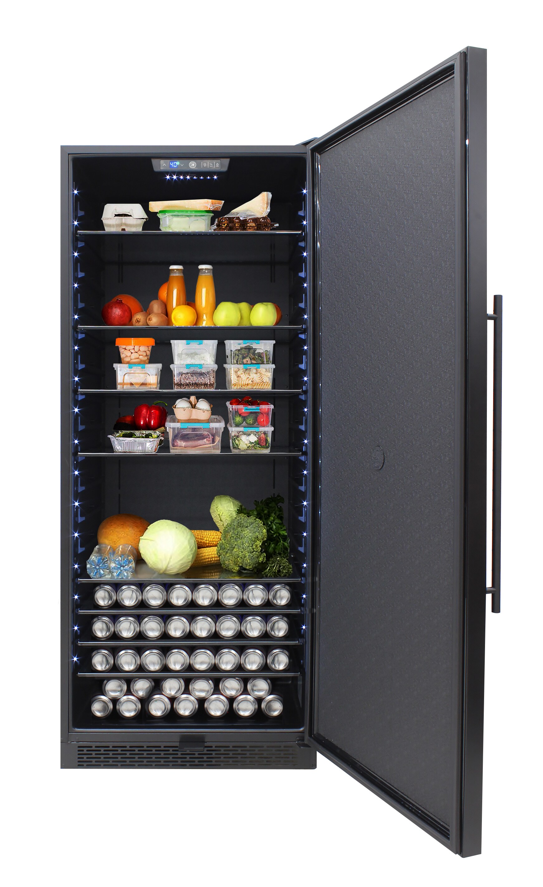 Refrigerador sin congelador de 21.2 pies cúbicos (Negro)
