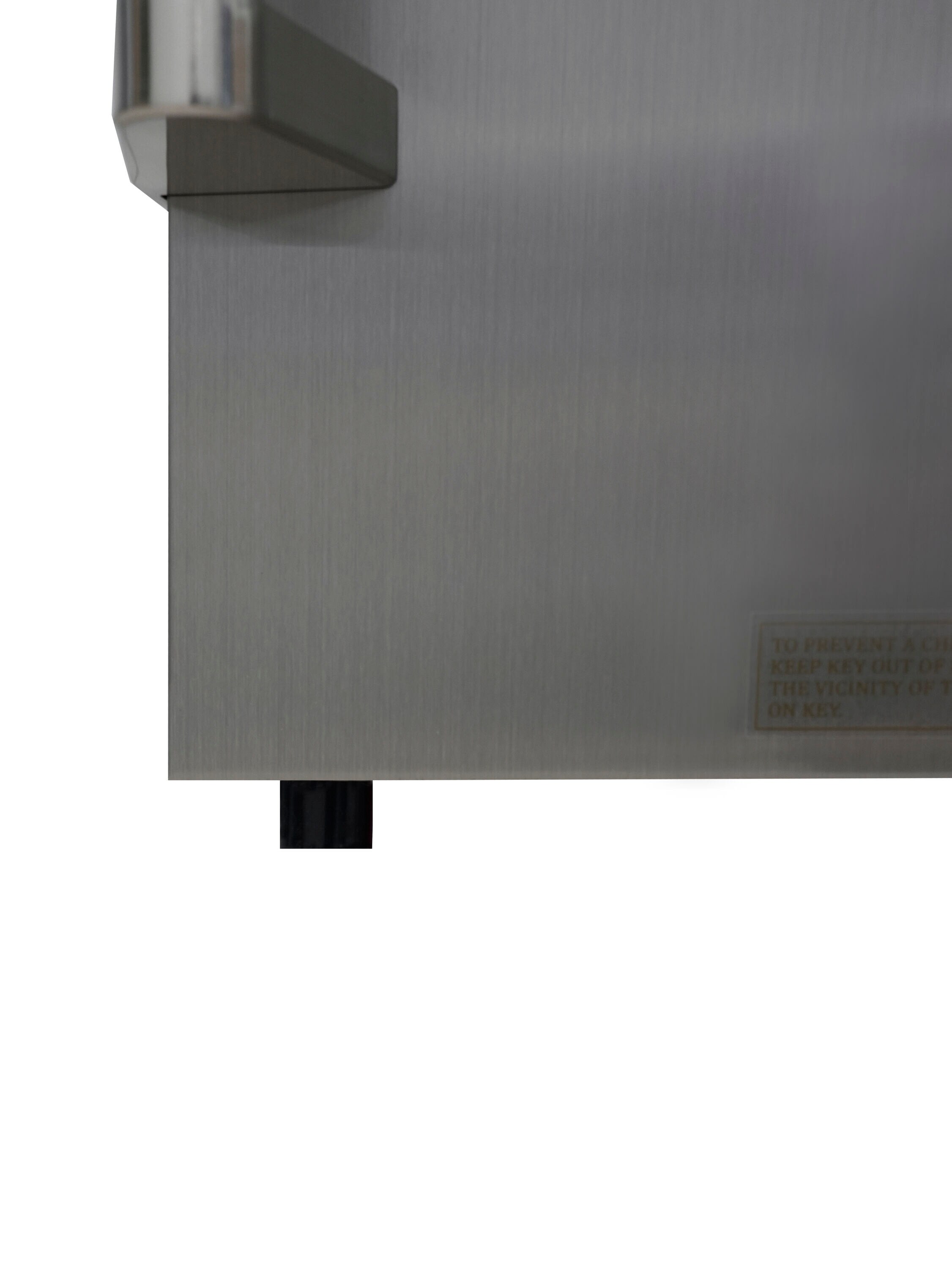 Refrigerador sin congelador para garaje listo de acero inoxidable de 4.4 pies cúbicos KoolMore OCR-44SS
