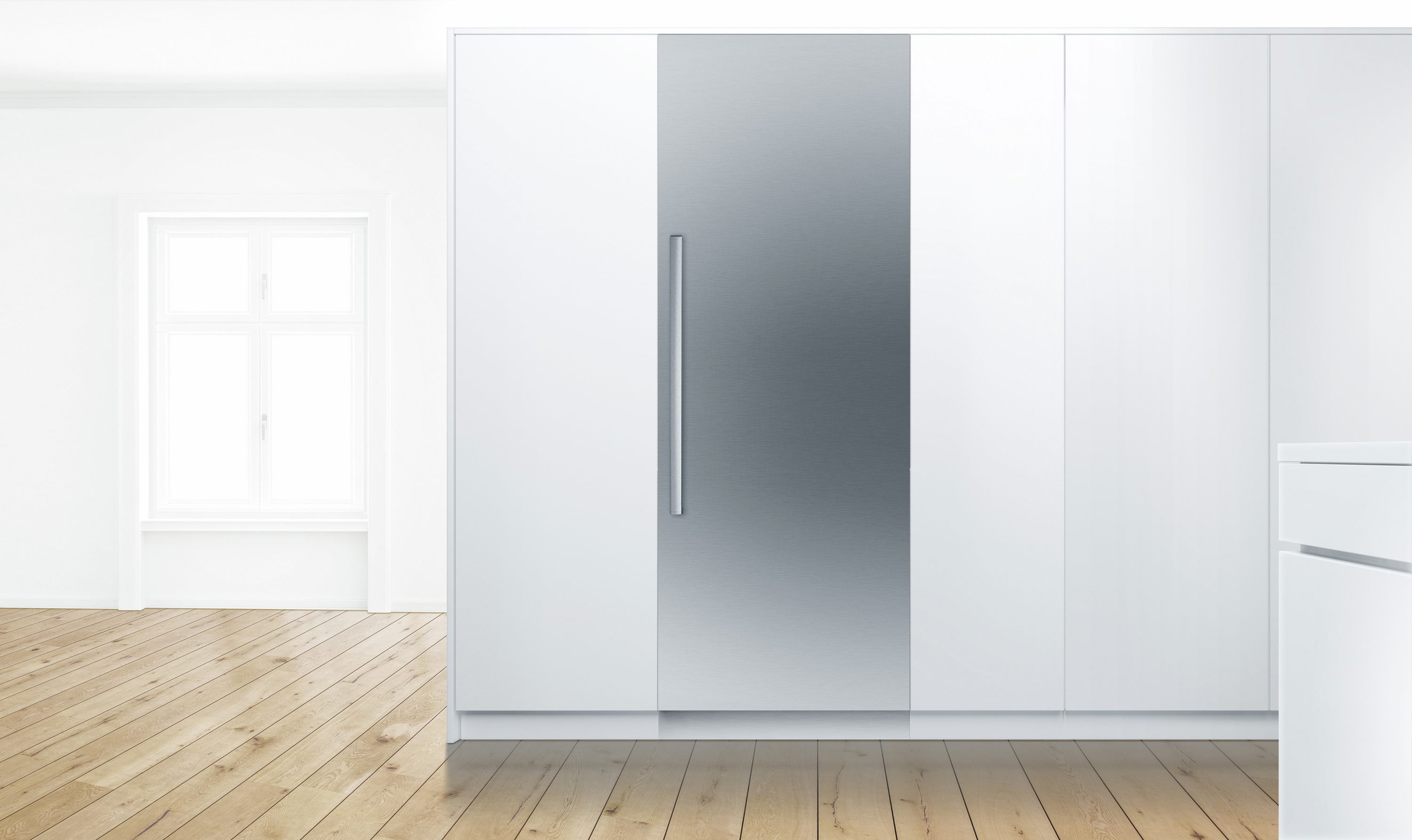 Refrigerador sin congelador de la serie Bosch Benchmark de 16.8 pies cúbicos (listo para panel personalizado) ENERGY STAR B30IR905SP