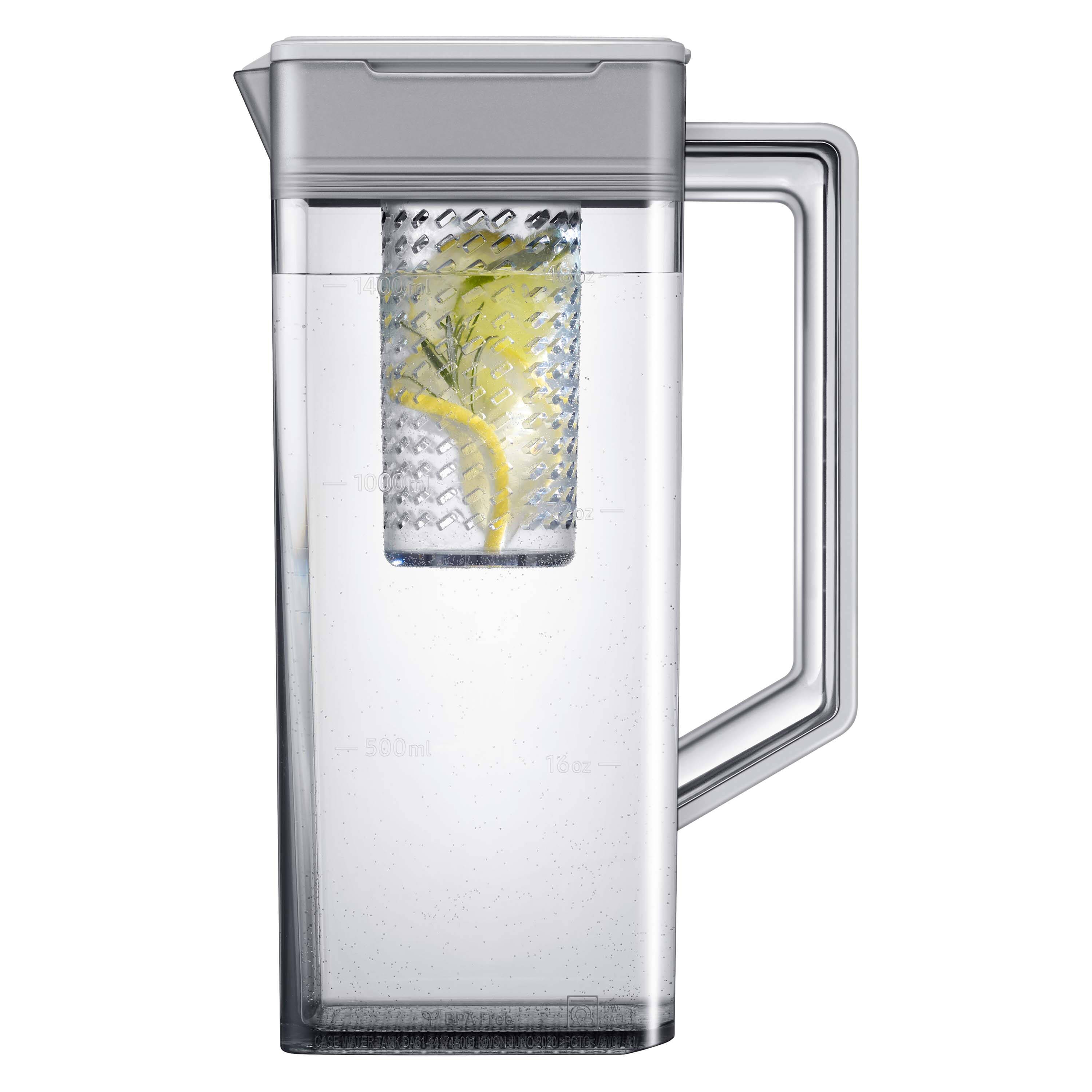 Refrigerador Samsung de Puertas Francesas con Capacidad de 31.5 pies cúbicos y Hielera Doble con Dispensador de Agua (Acero Inoxidable Resistente a las Huellas Dactilares) Certificado ENERGY STAR RF32CG5300SR