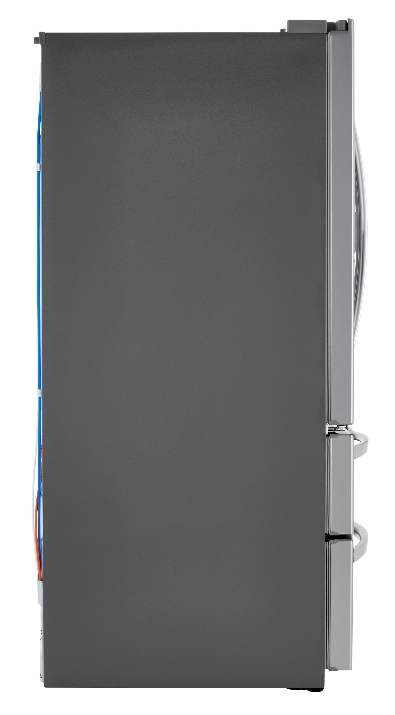 Refrigerador francés de 4 puertas con fabricador doble de hielo y dispensador de agua y hielo - LG con tecnología WiFi inteligente y hielo artesanal de profundidad estándar de 27.8 pies cúbicos con certificación ENERGY STAR (Acero inoxidable a prueba de manchas PrintProof) LRMXS2806S