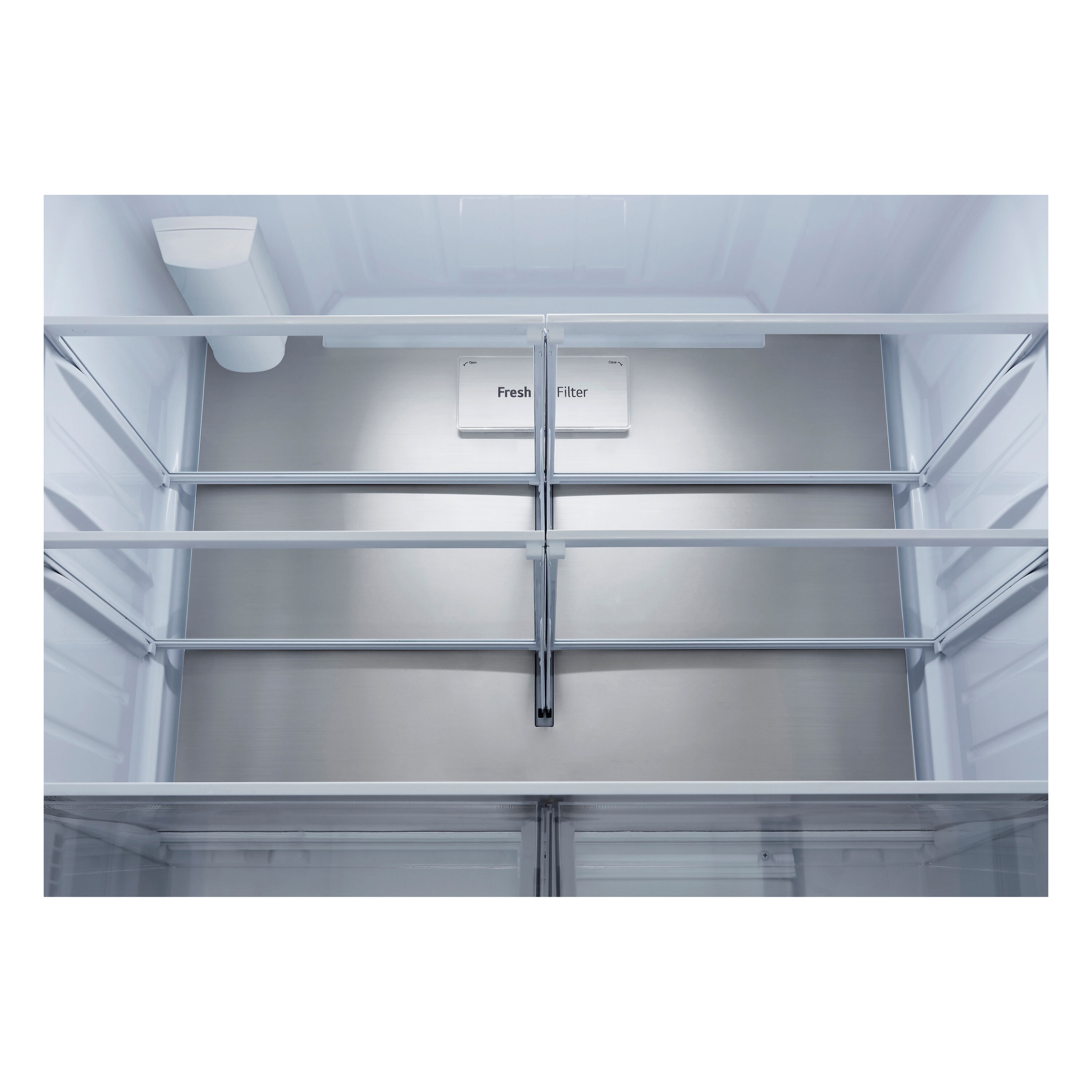 Refrigerador francés de puertas dobles inteligente compatible con Smart, con fabricador doble de hielo y dispensador de agua y hielo, 23.7 pies cúbicos sin saliente de profundidad de contador LG (acero inoxidable PrintProof) certificado ENERGY STAR LF24Z6530S