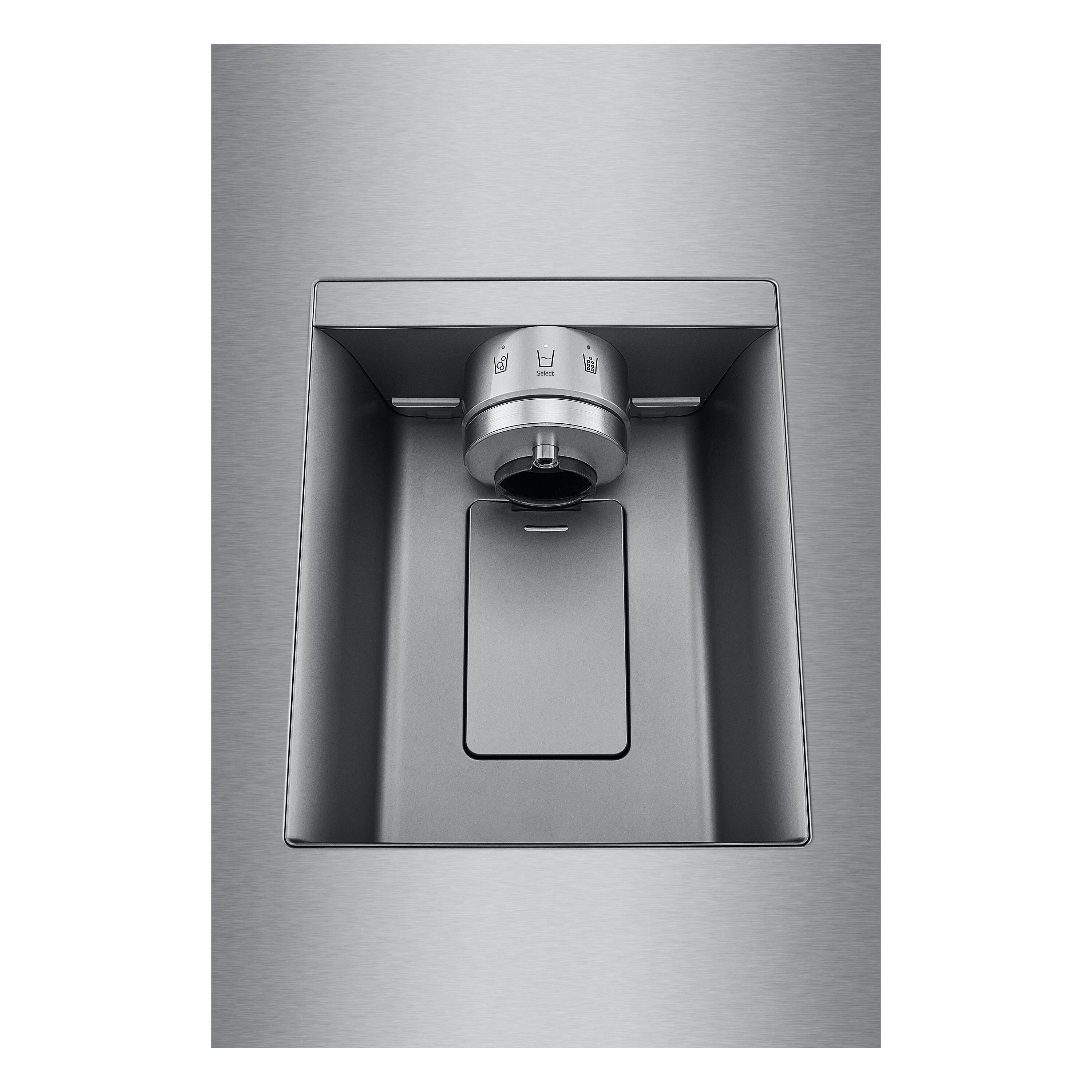 Refrigerador francés de puertas dobles inteligente compatible con Smart, con fabricador doble de hielo y dispensador de agua y hielo, 23.7 pies cúbicos sin saliente de profundidad de contador LG (acero inoxidable PrintProof) certificado ENERGY STAR LF24Z6530S