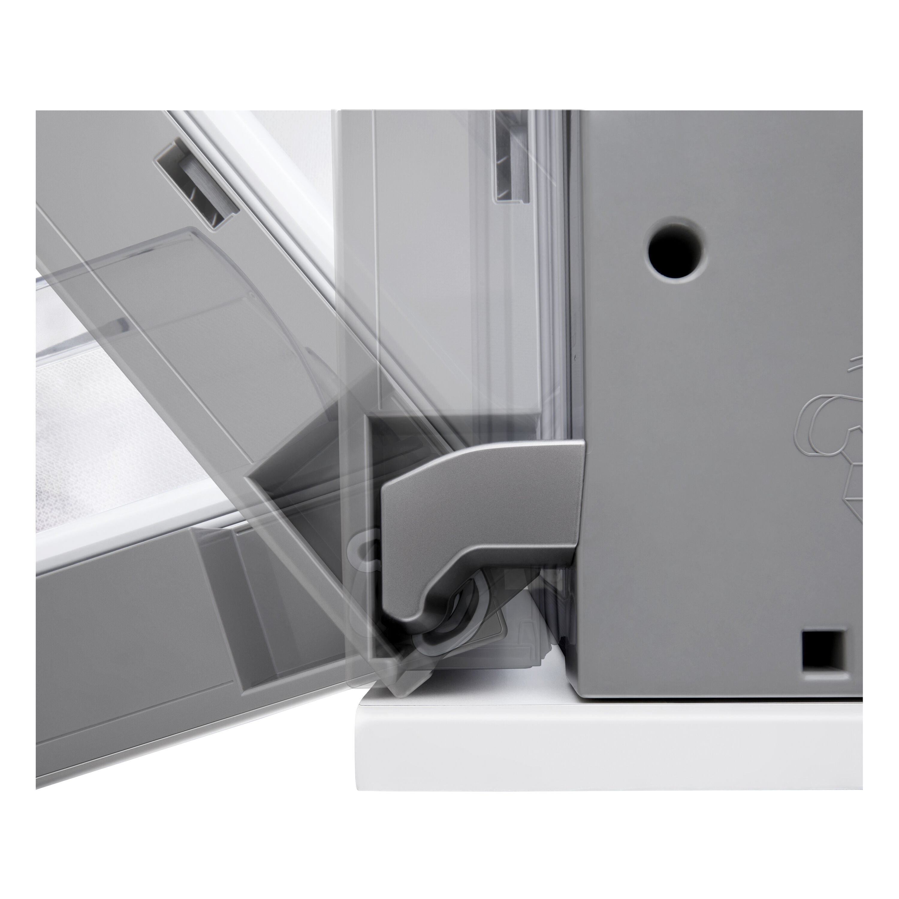Refrigerador francés de puertas dobles inteligente compatible con Smart, con fabricador doble de hielo y dispensador de agua y hielo, 23.7 pies cúbicos sin saliente de profundidad de contador LG (acero inoxidable PrintProof) certificado ENERGY STAR LF24Z6530S