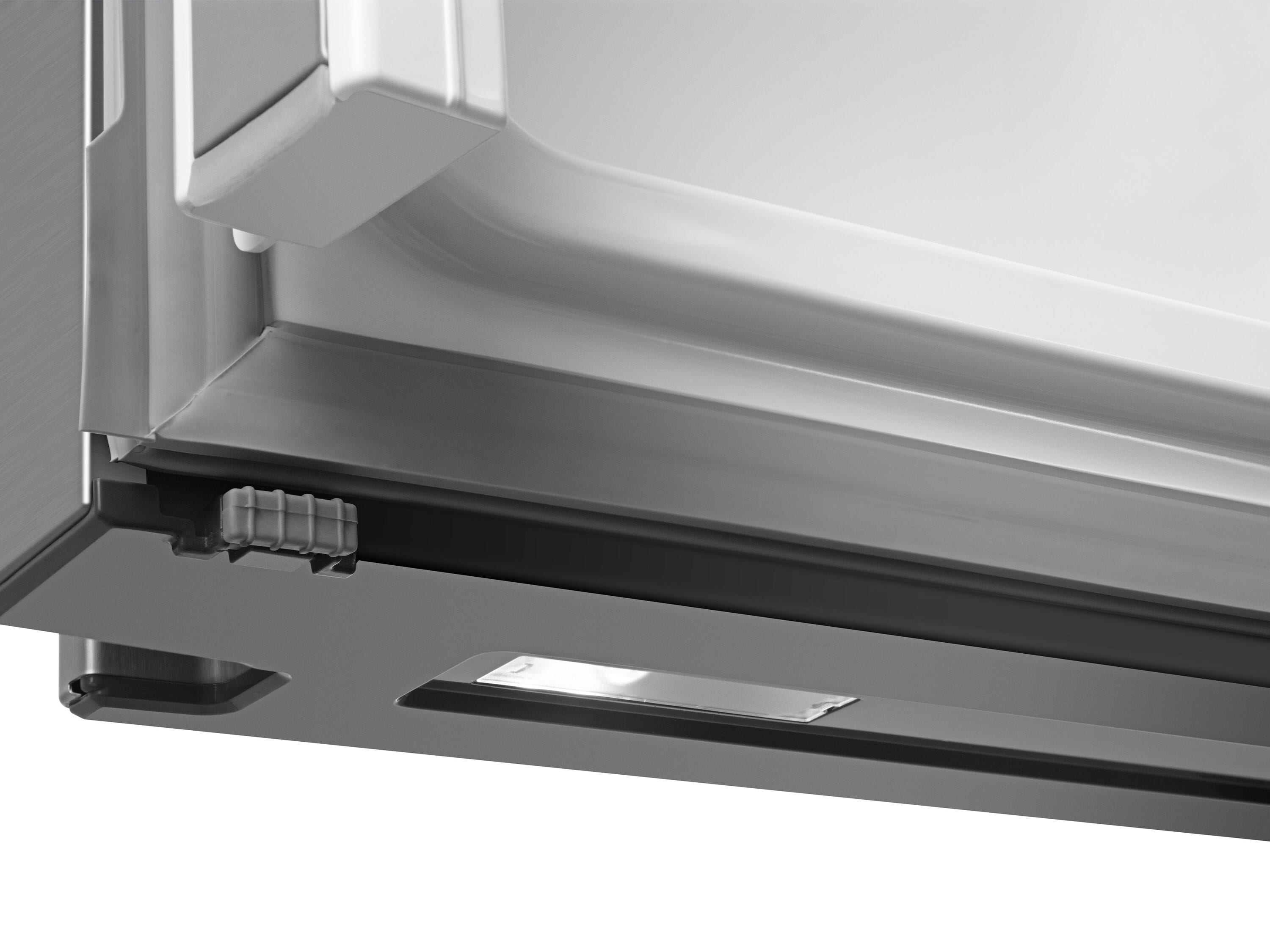 Refrigerador de Puertas Francesas de 3 Puertas Hisense PureFlat con Dispensador de Agua y Fábrica de Hielo, de 26.6 pies cúbicos de profundidad estándar (acero inoxidable resistente a huellas dactilares) Certificado ENERGY STAR HRF266N6CSE1