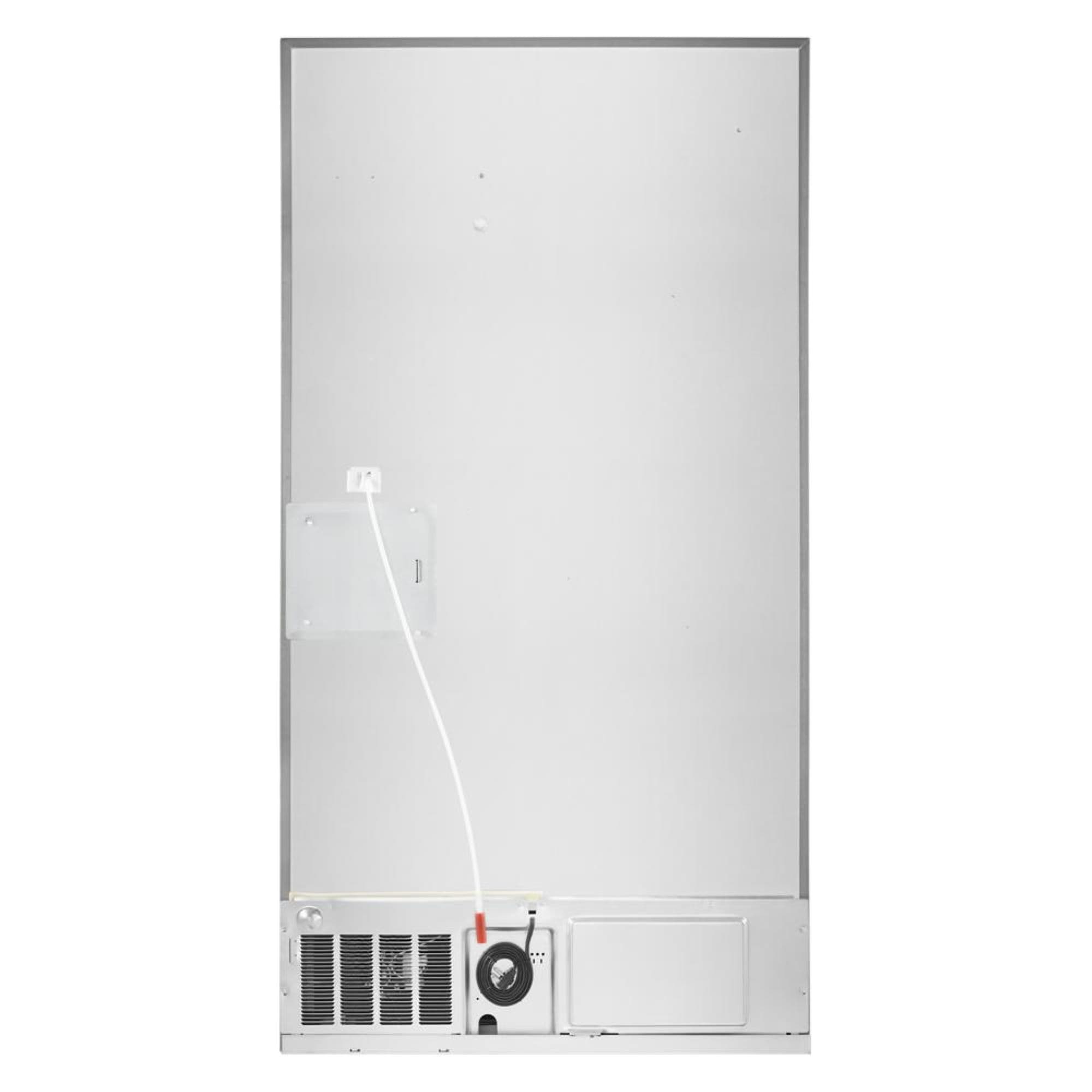 Refrigerador francés de puertas con dispensador de hielo y agua, certificado ENERGY STAR, acero inoxidable, Whirlpool, 24.5 pies cúbicos, profundidad estándar.