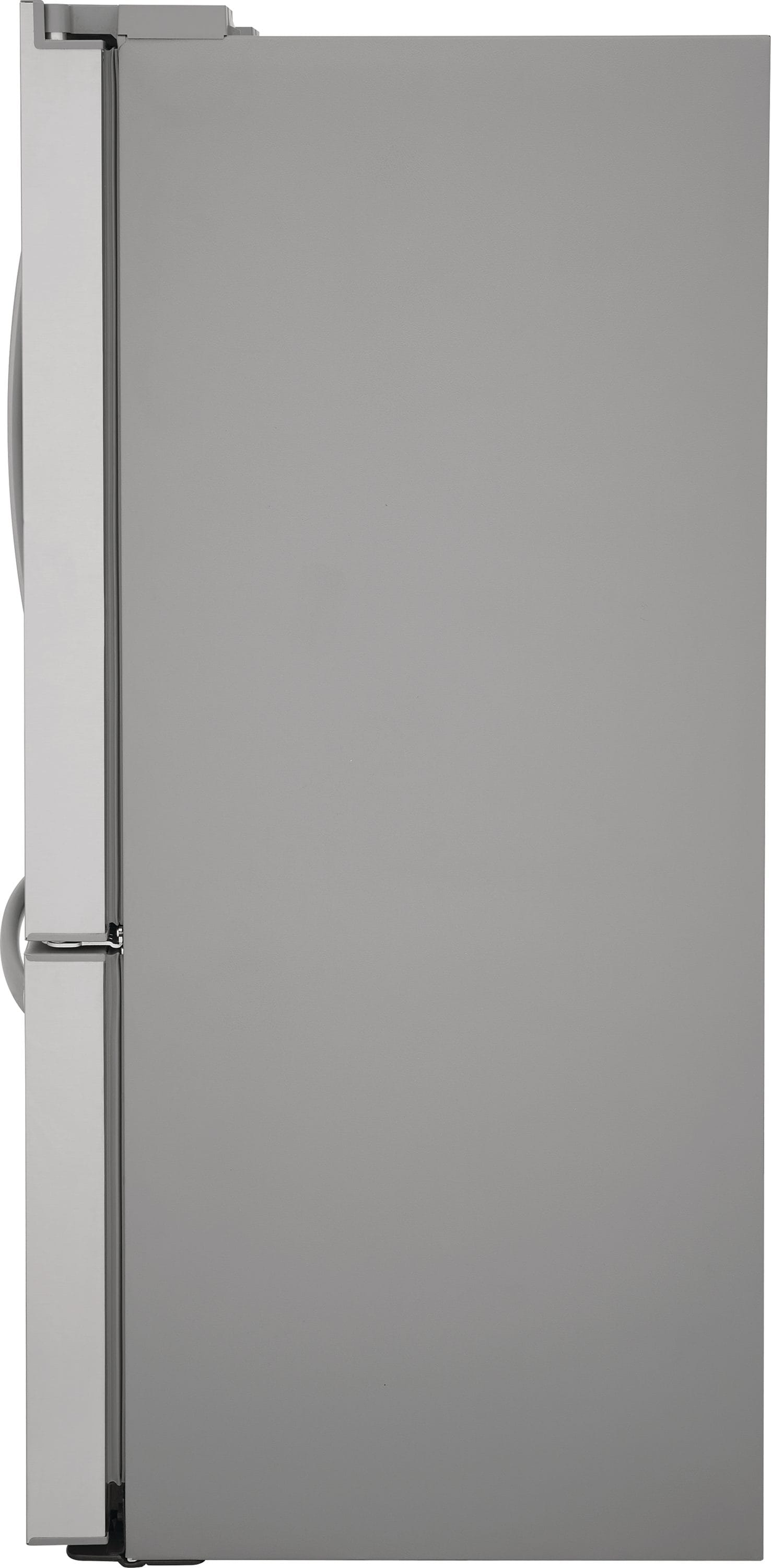 Refrigerador de Puerta Francés de 3 Puertas de 27.8 pies cúbicos de Profundidad Estándar con Fabricador de Hielo, Dispensador de Agua y Hielo (Acero Inoxidable Resistente a Huellas) Certificado ENERGY STAR FRFS282LAF.