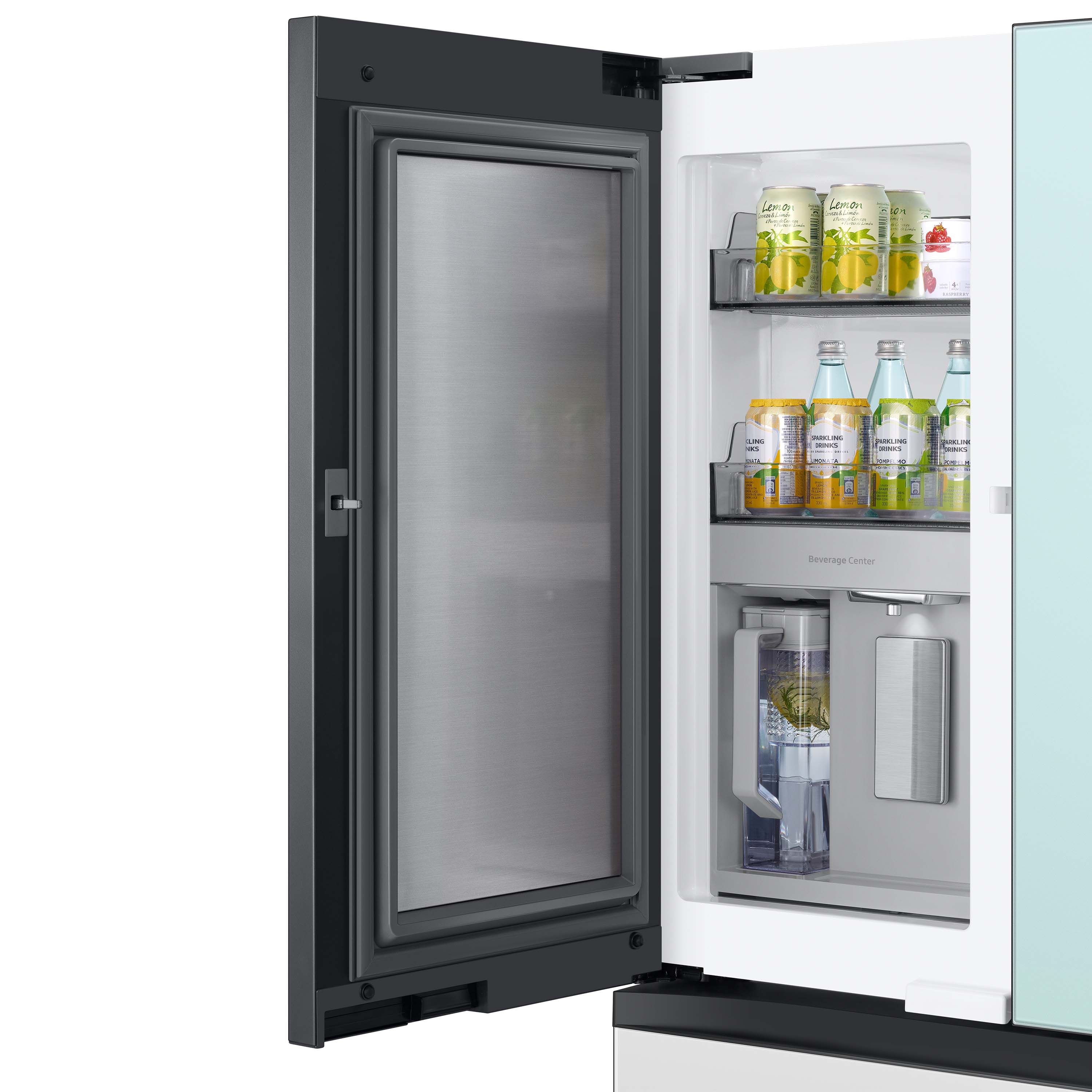 Refrigerador Francés con Dispensador de Agua y Puerta en Puerta Samsung Bespoke de 28.8 pies cúbicos con Ice Maker Doble y Compatibilidad Inteligente, Certificado ENERGY STAR Profundidad Estándar de 4 Puertas (Paneles se Venden por Separado) RF29BB8600AP